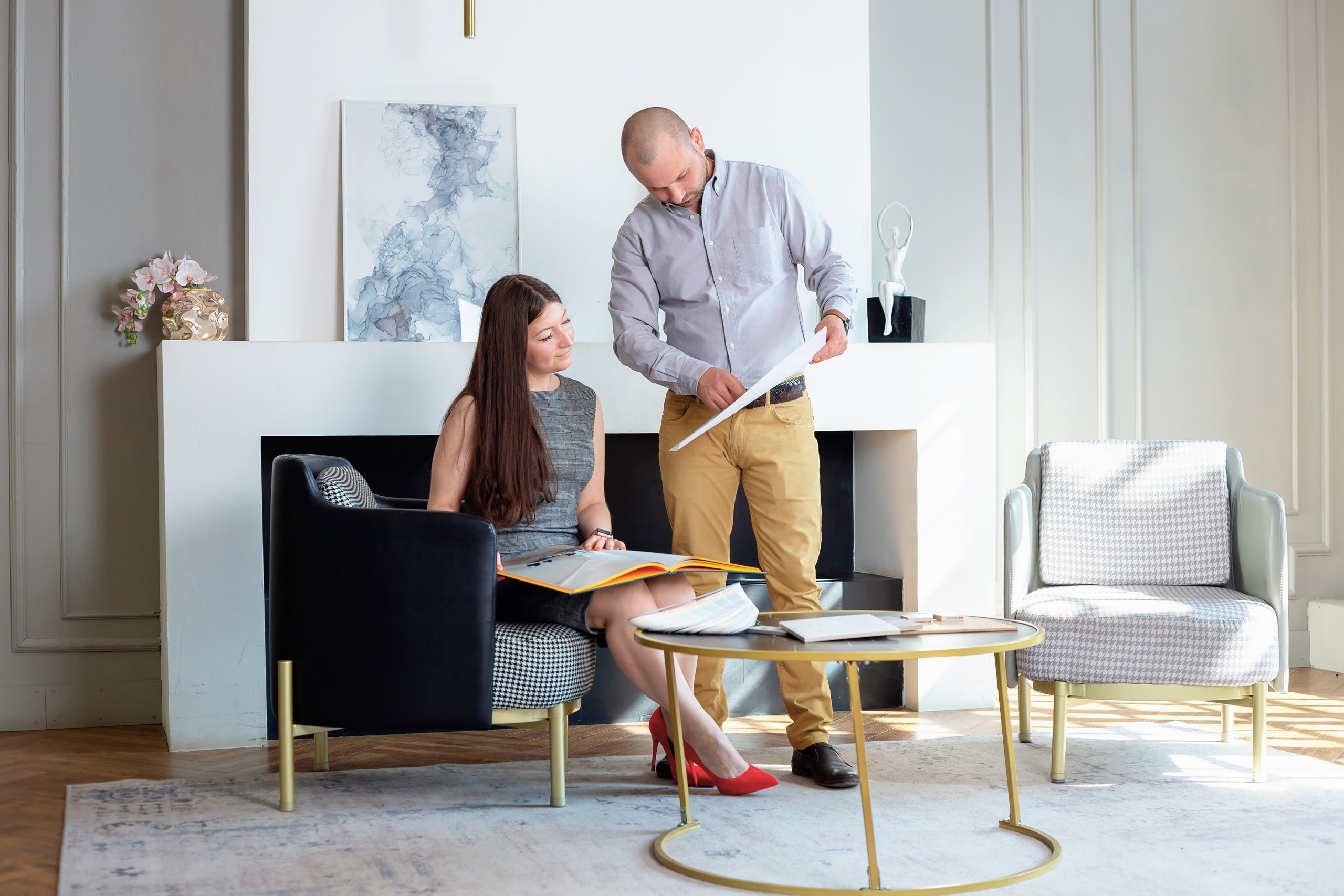 Фотосессия для дизайнера интерьера в СПБ, визуал для соцсетей и сайта. Портретные фотосессии, контент-съемки, репортаж