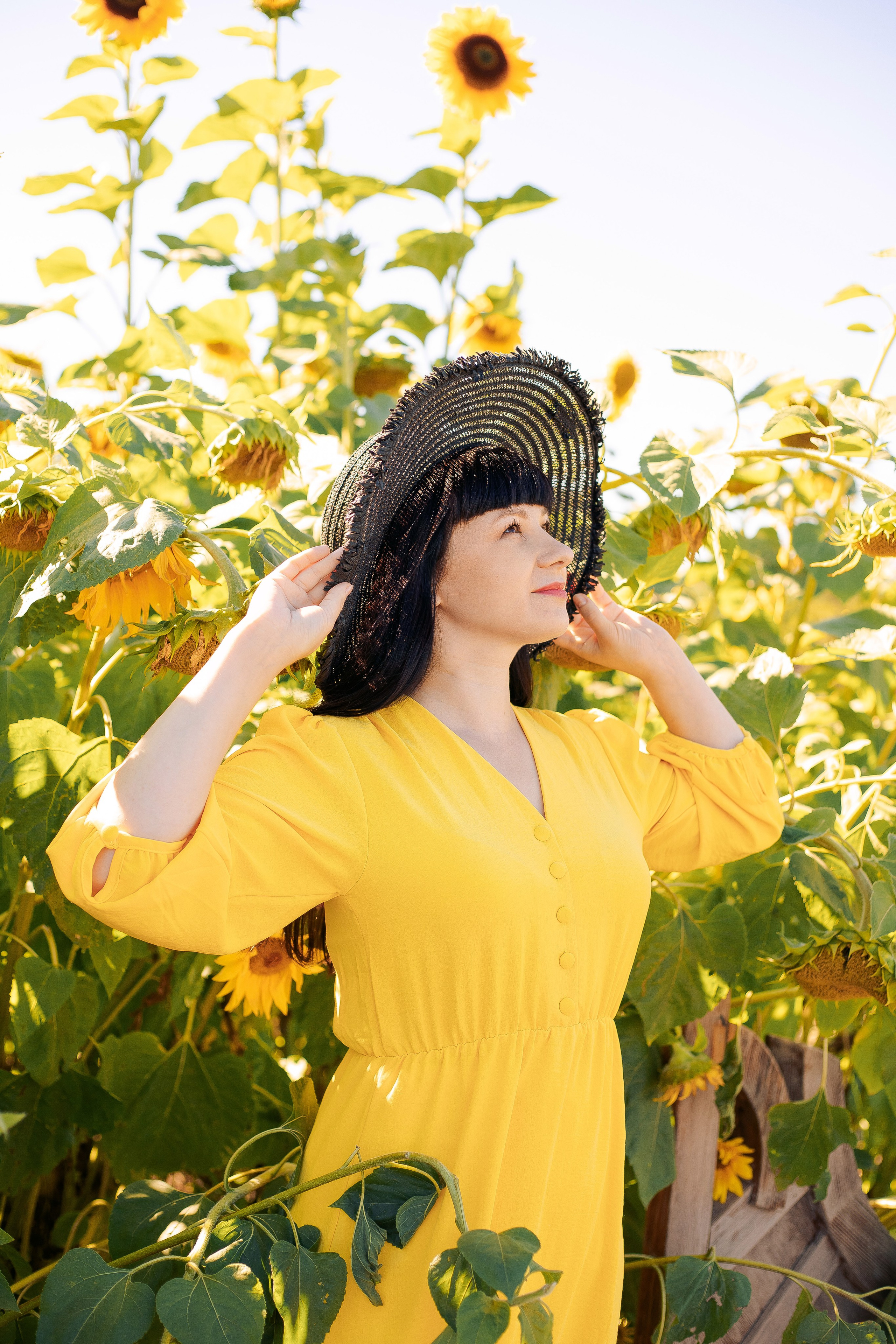 Индивидуальная фотосессия в подсолнухах. Фотограф в Санкт-Петербурге, Анна Скворцова