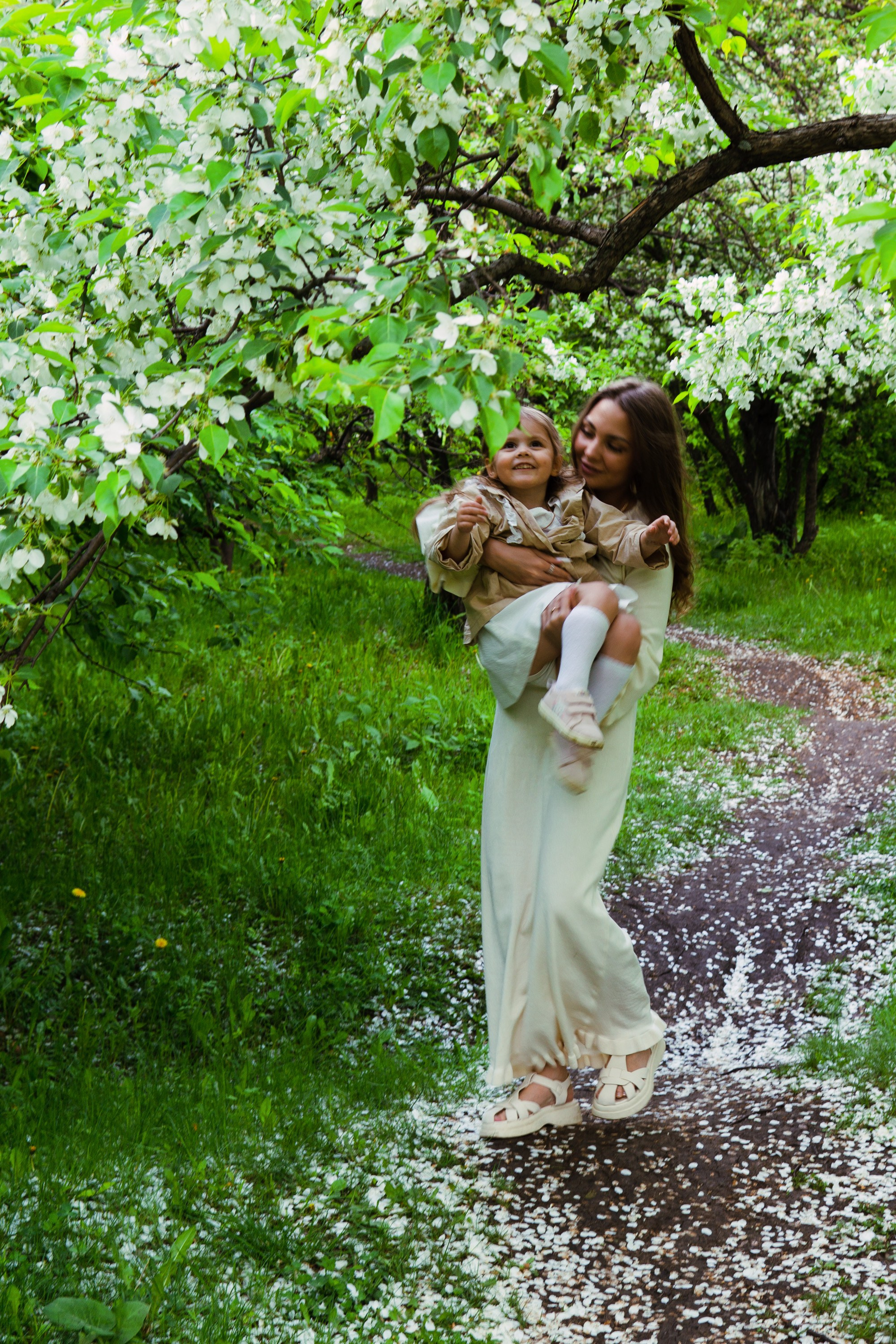 Весенняя фотосессия для мамы с дочкой. Челябинск. Портретный фотограф Челябинск Константин Марунин