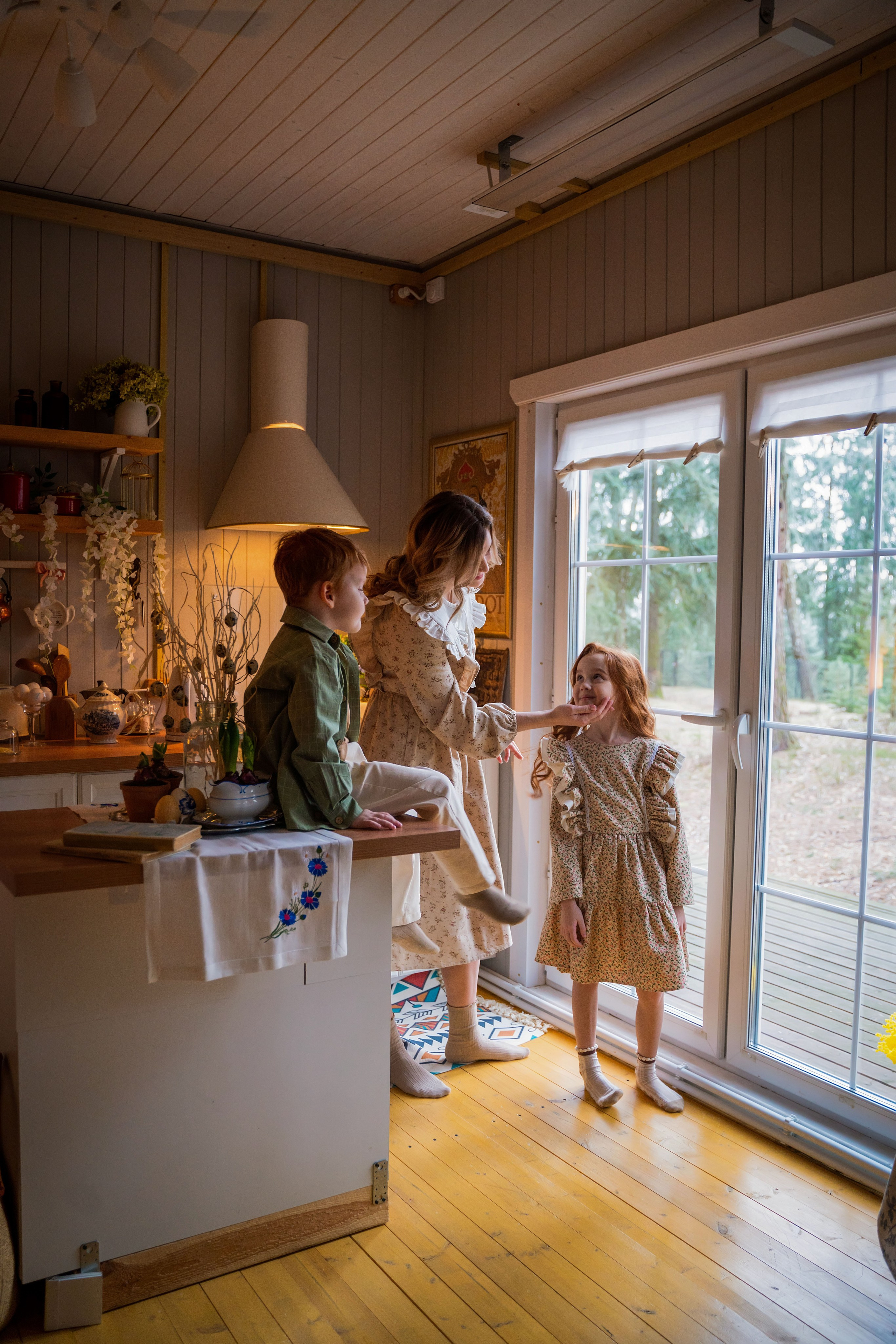 Маша и детки. Фотограф Мария Орлова