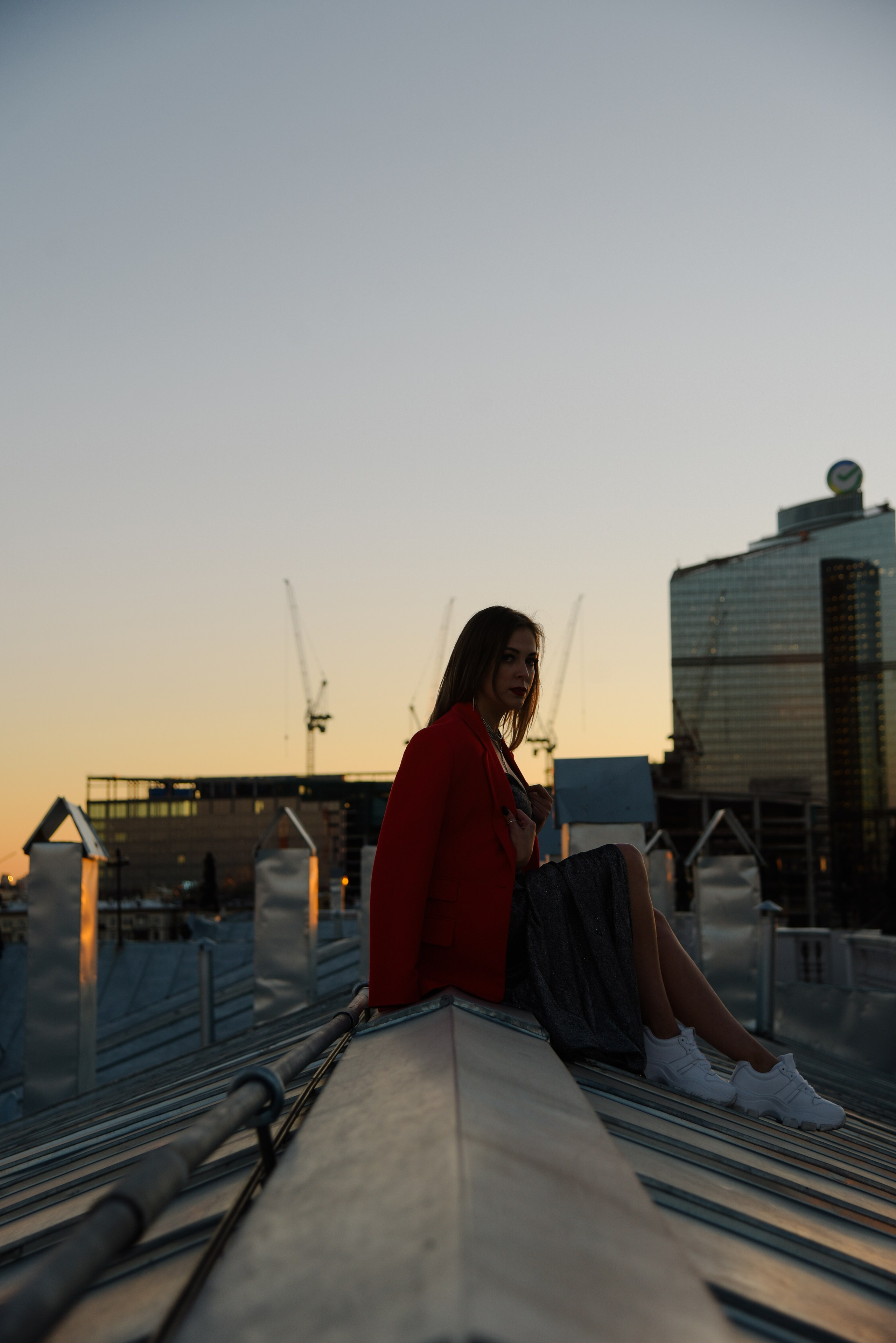 Крыша напротив Москва-Сити. Фотограф Лола Волна, город Москва