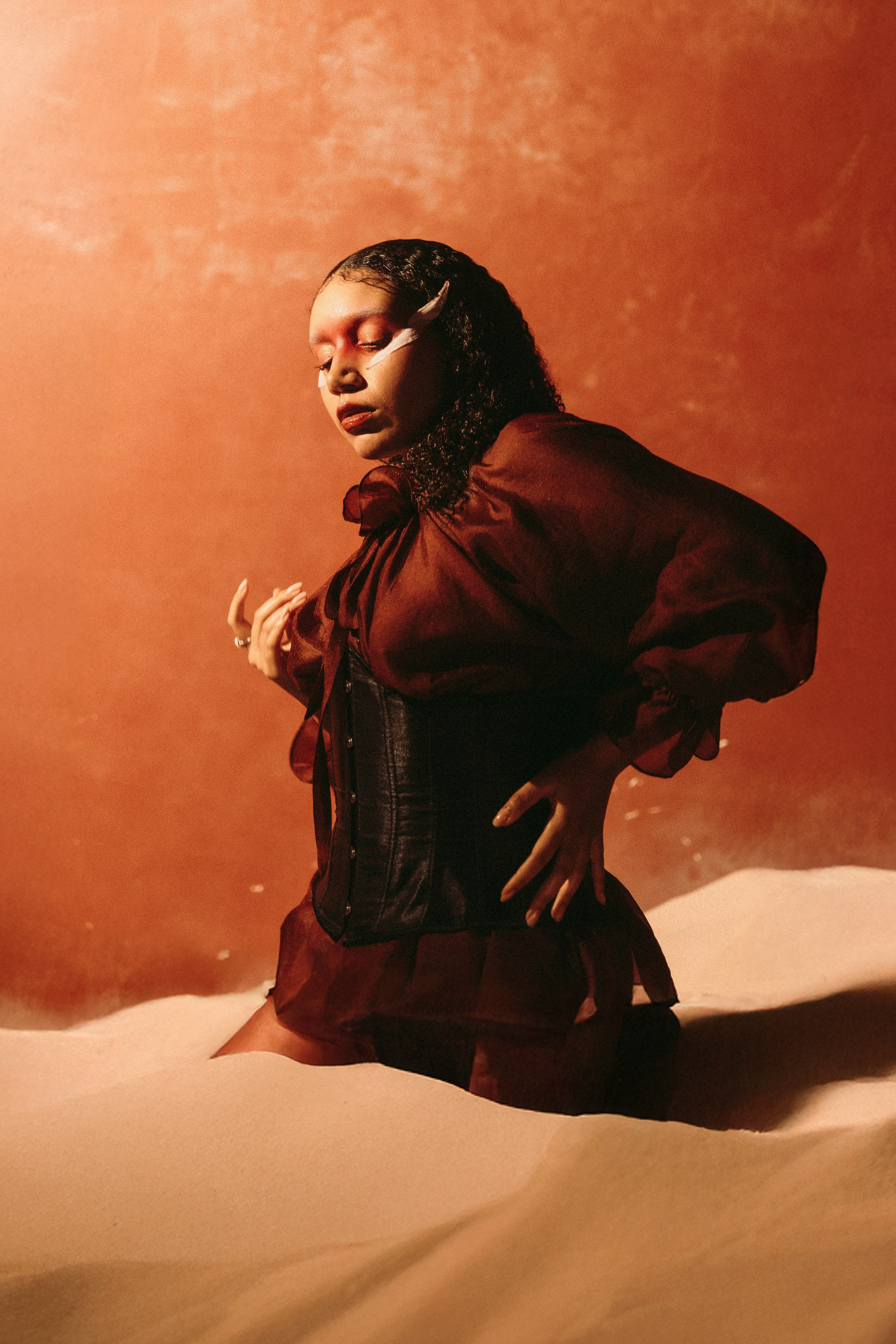 Floral étude. Rosebud. core production