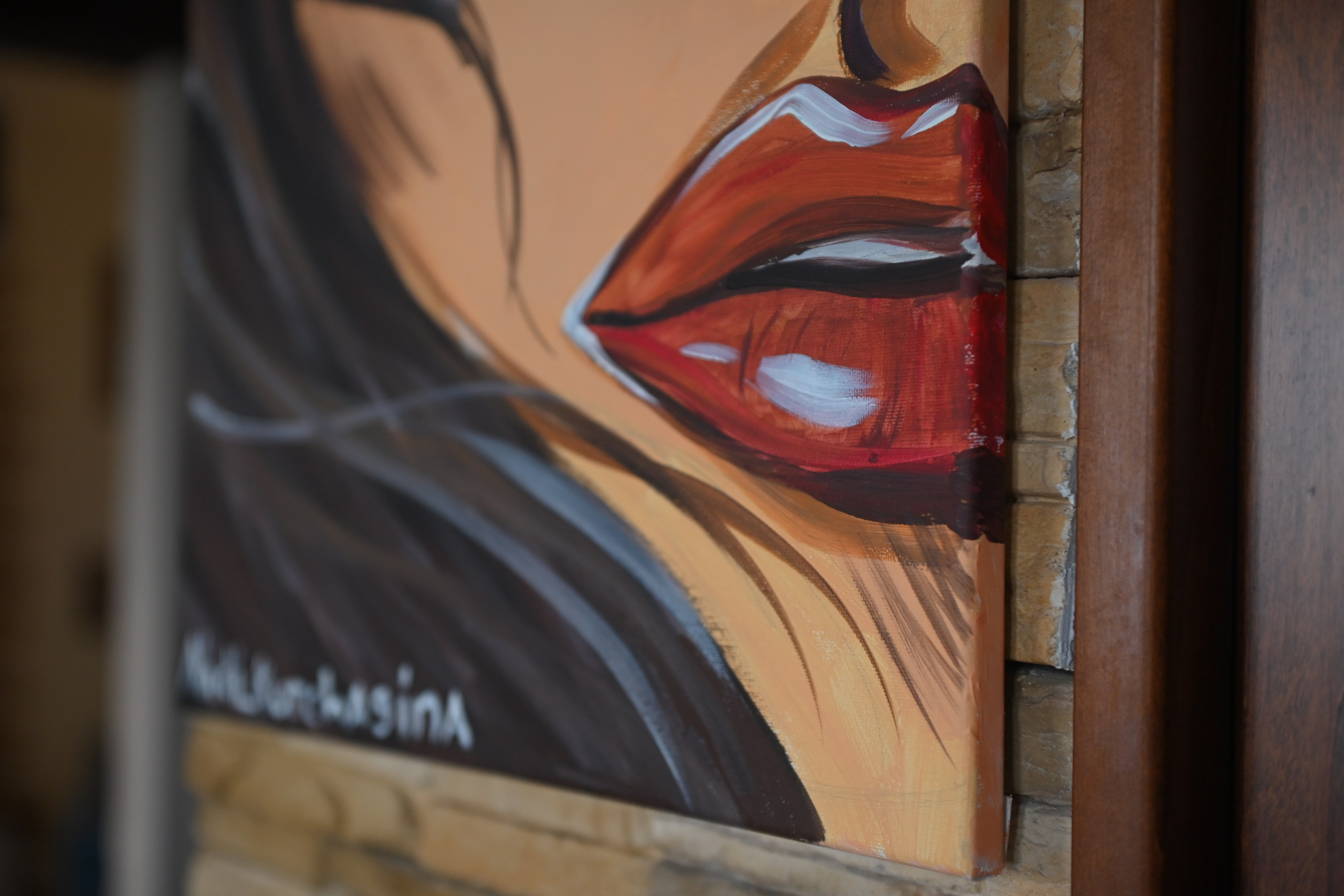 Девушка. Художник интерьерных картин на заказ в Москве Nadi_Korchagina