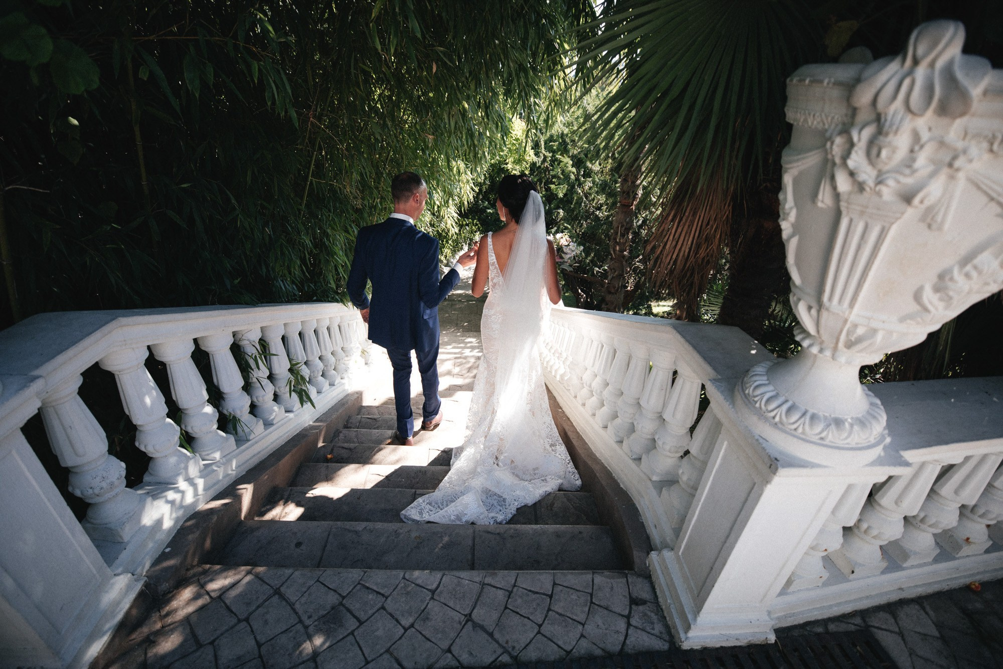 Свадебная фотосессия на вилле в Сочи. Свадебный, репортажный фотограф Дмитрий Макарченко