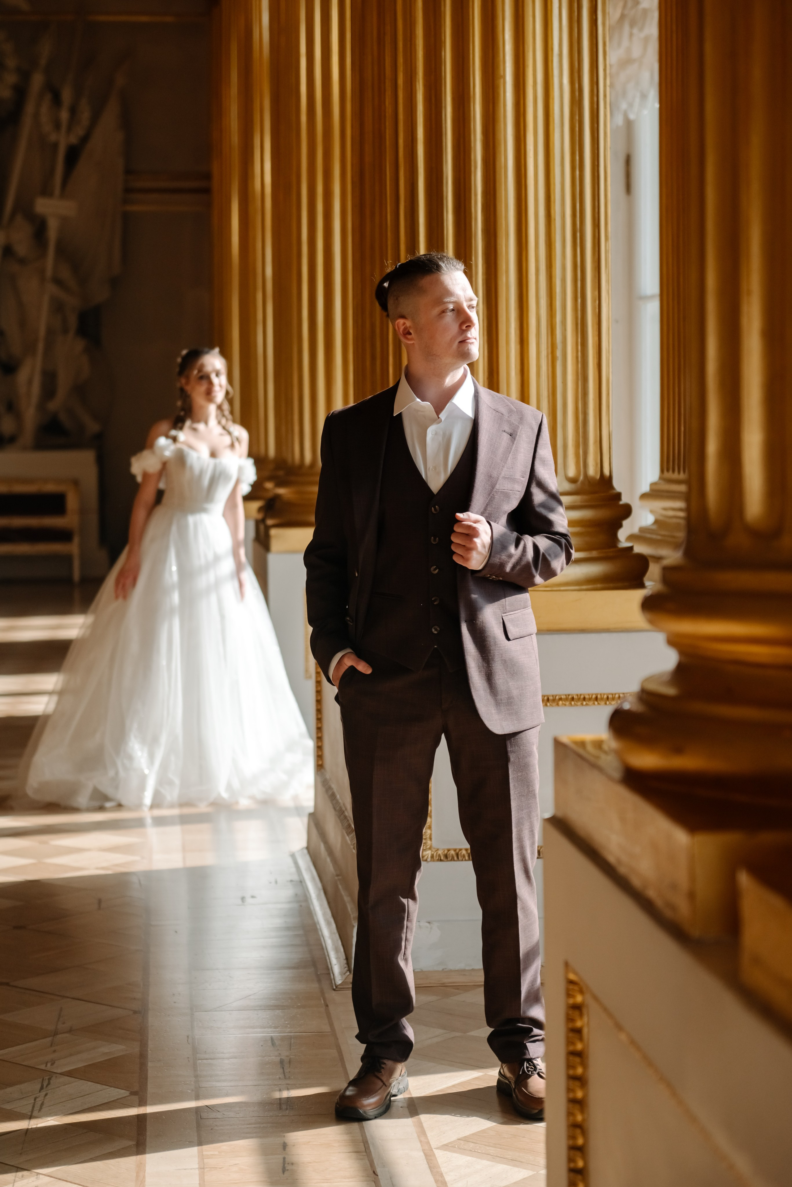 В залах лучшего музея. Свадебный и сеейный фотограф в Санкт-Петербурге Елена Худякова