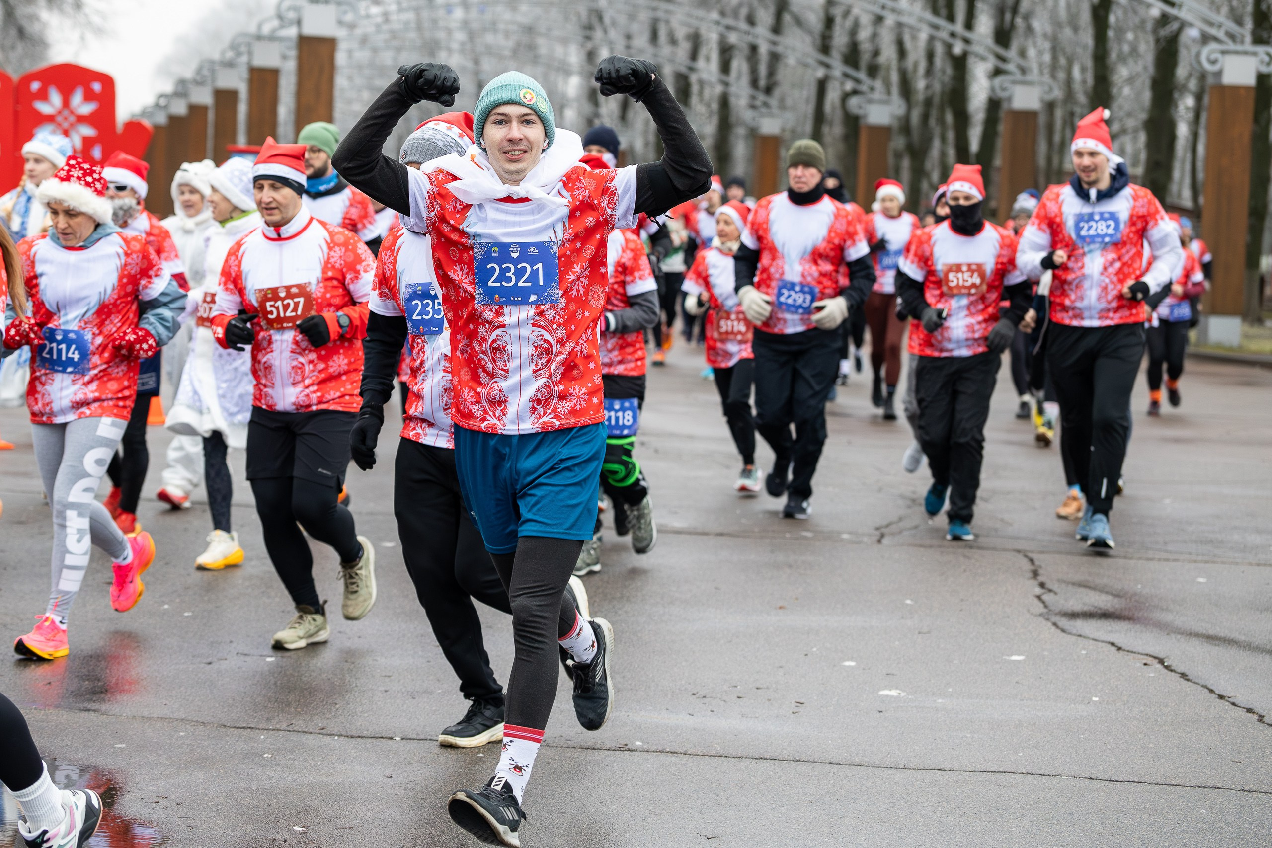 Забег Дедов Морозов!. Свадебная фотосъёмка в Москве, Туле