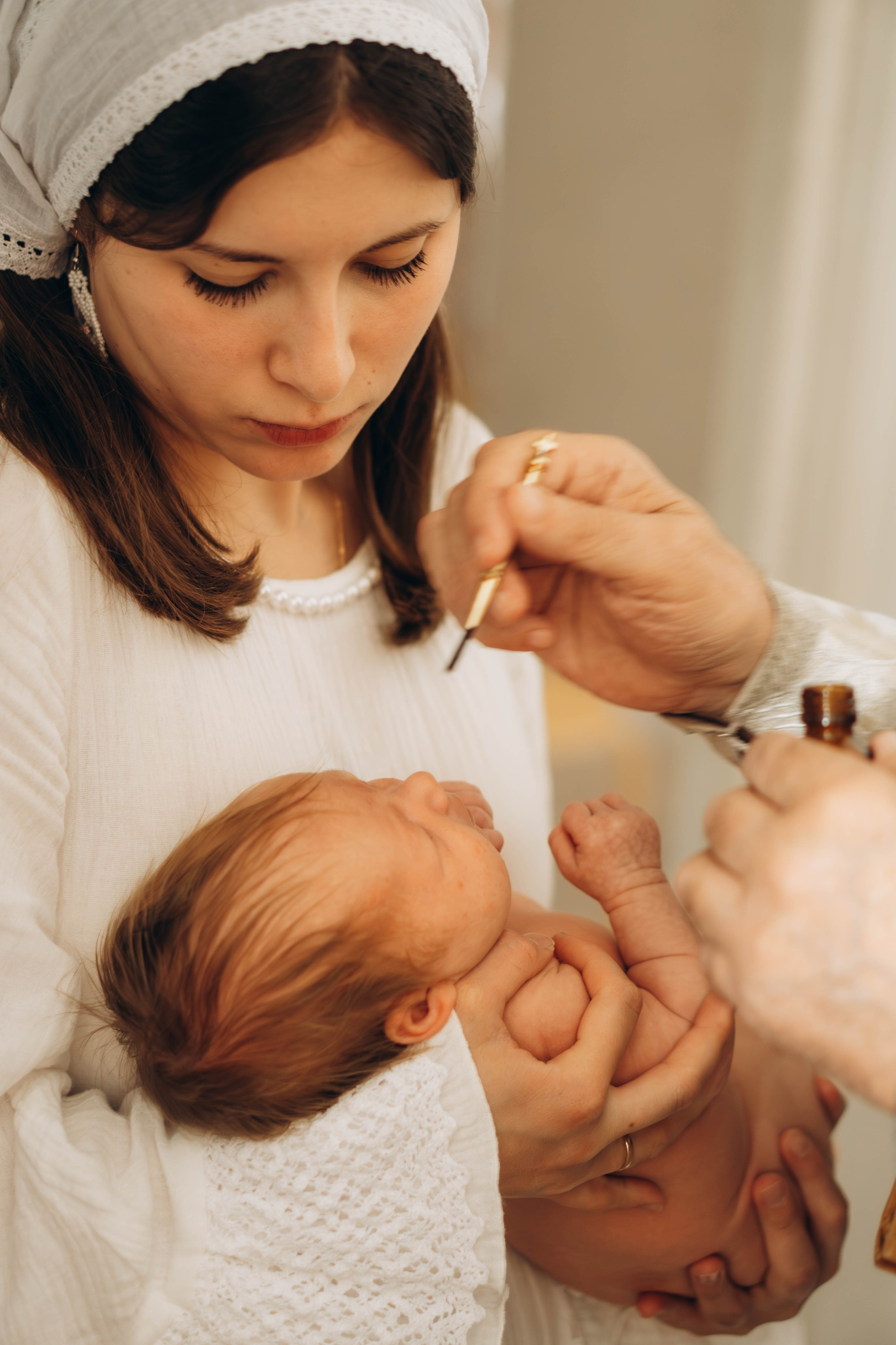 Крещение Миропии Лихов переулок ПСТГУ. Фотограф Москва Валерия Веденина