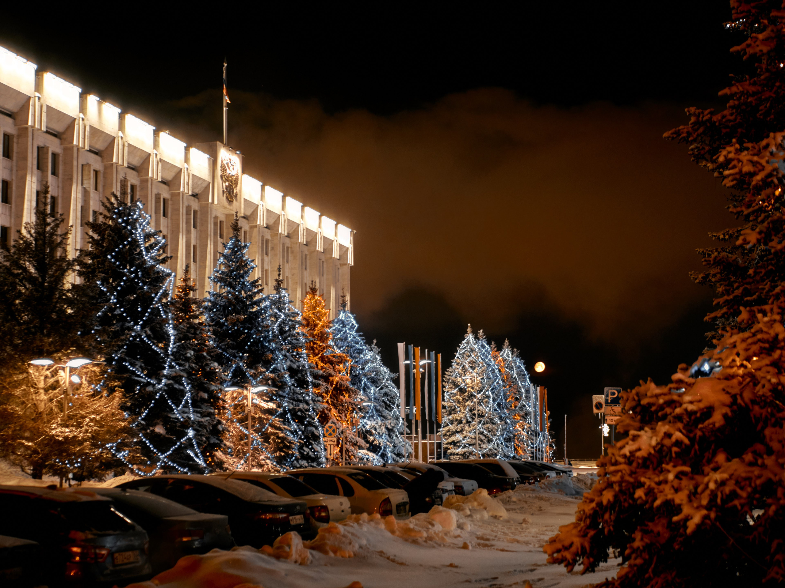 Новогодние виды Самары