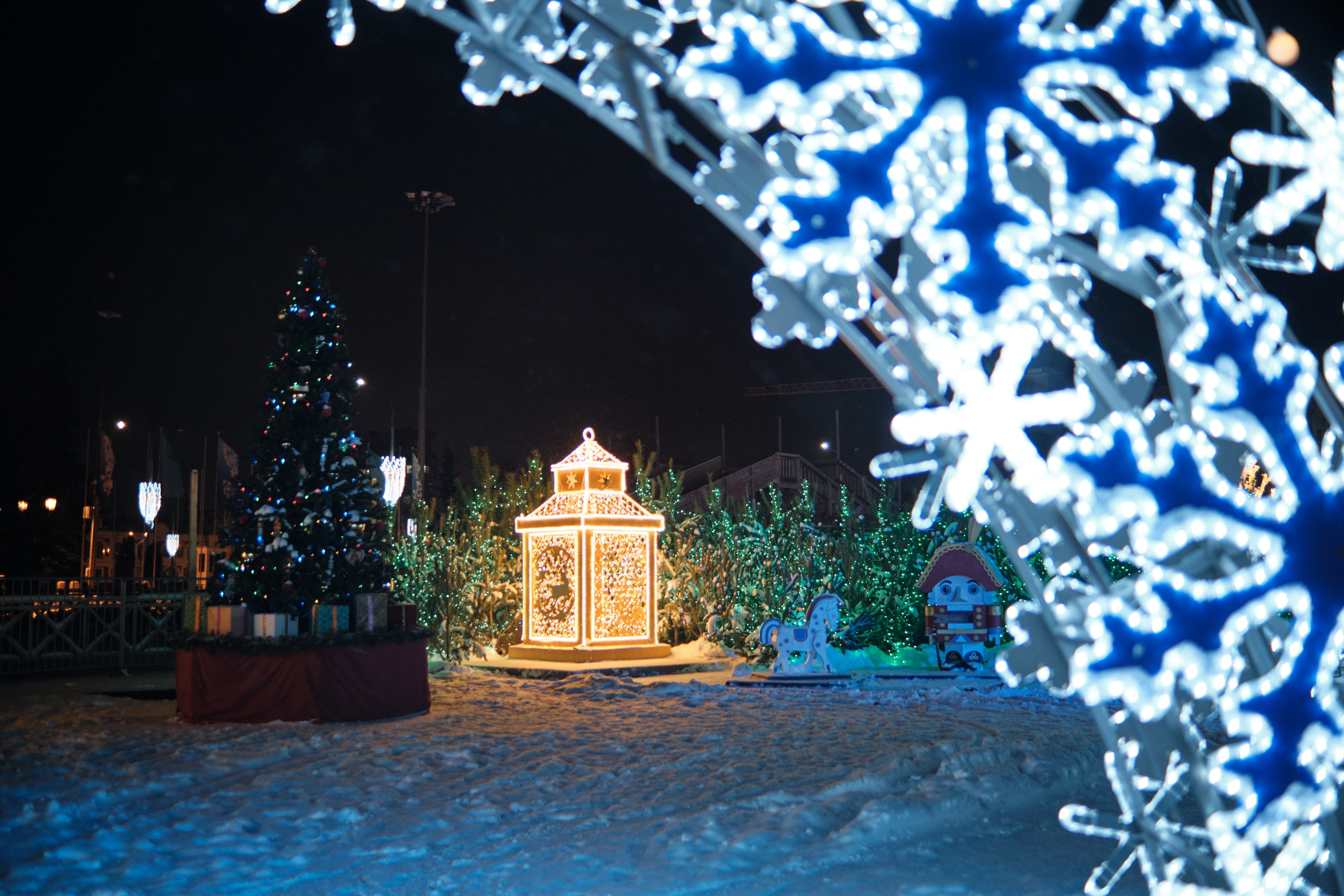 Новогодние виды Самары