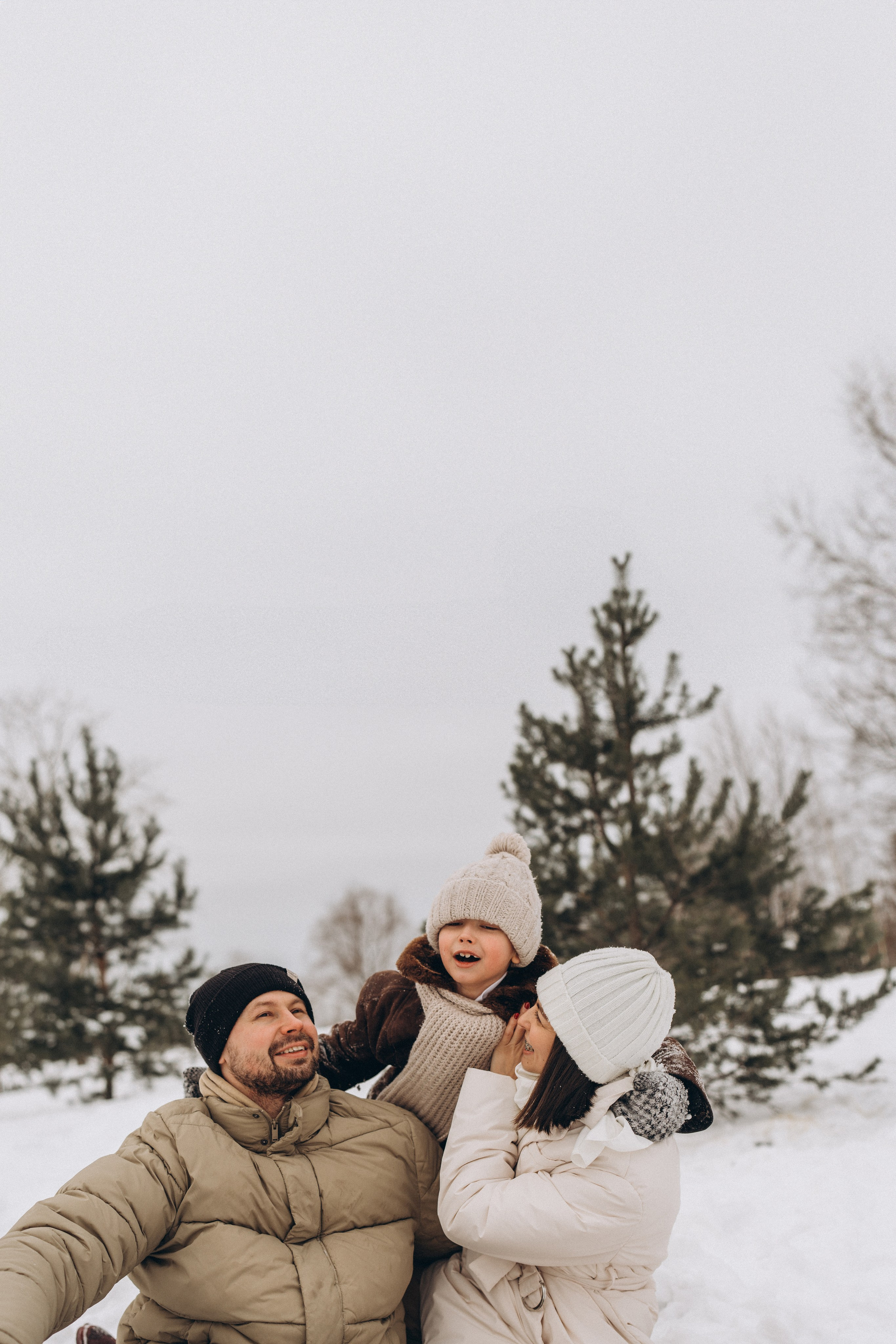 Зимняя семейная фотосессия. Детский, семейный и ньюборн фотограф в Москве Юлия Шуарт