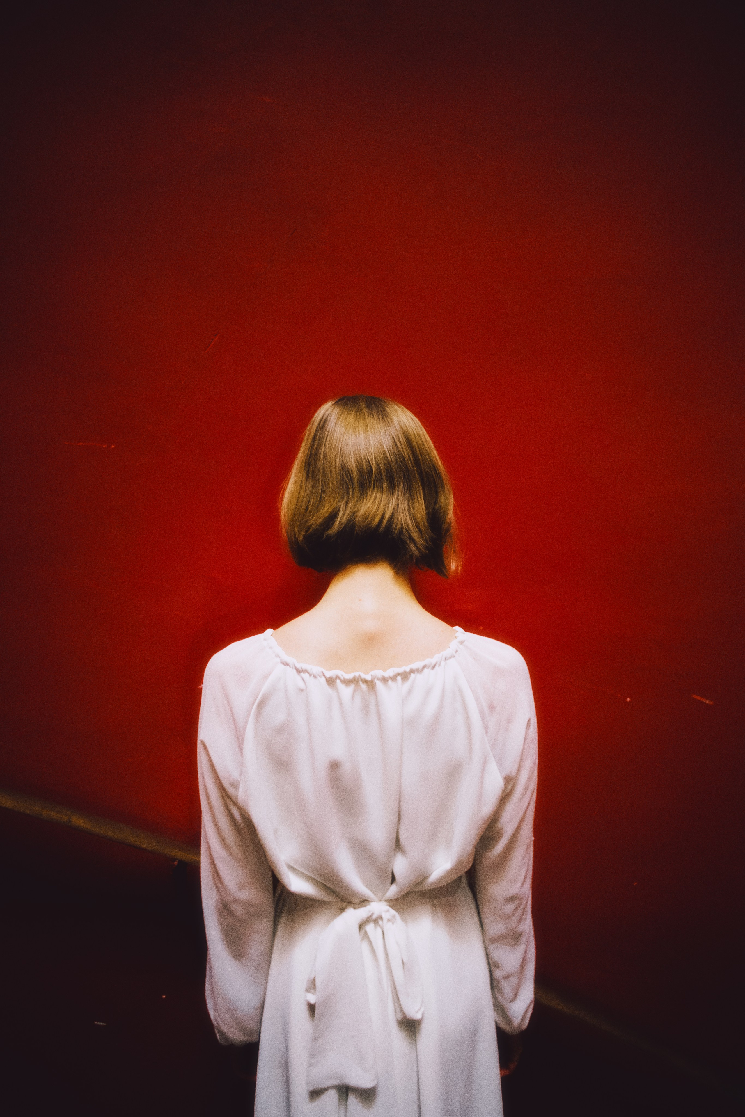 Катя. Съёмка в красной парадной. Lickord