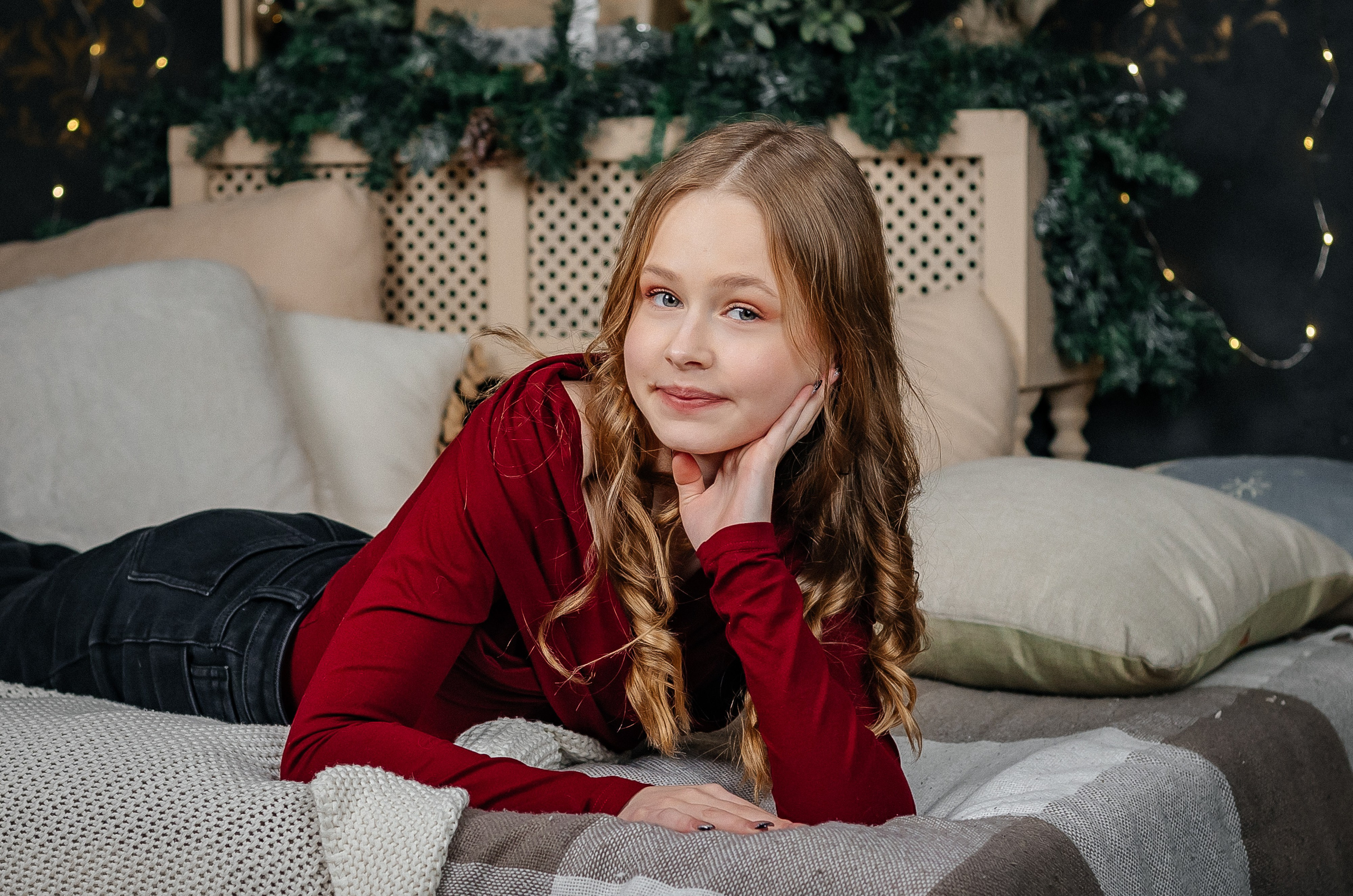 Новогодняя фотосессия в студии. Фотограф Татьяна Орлова