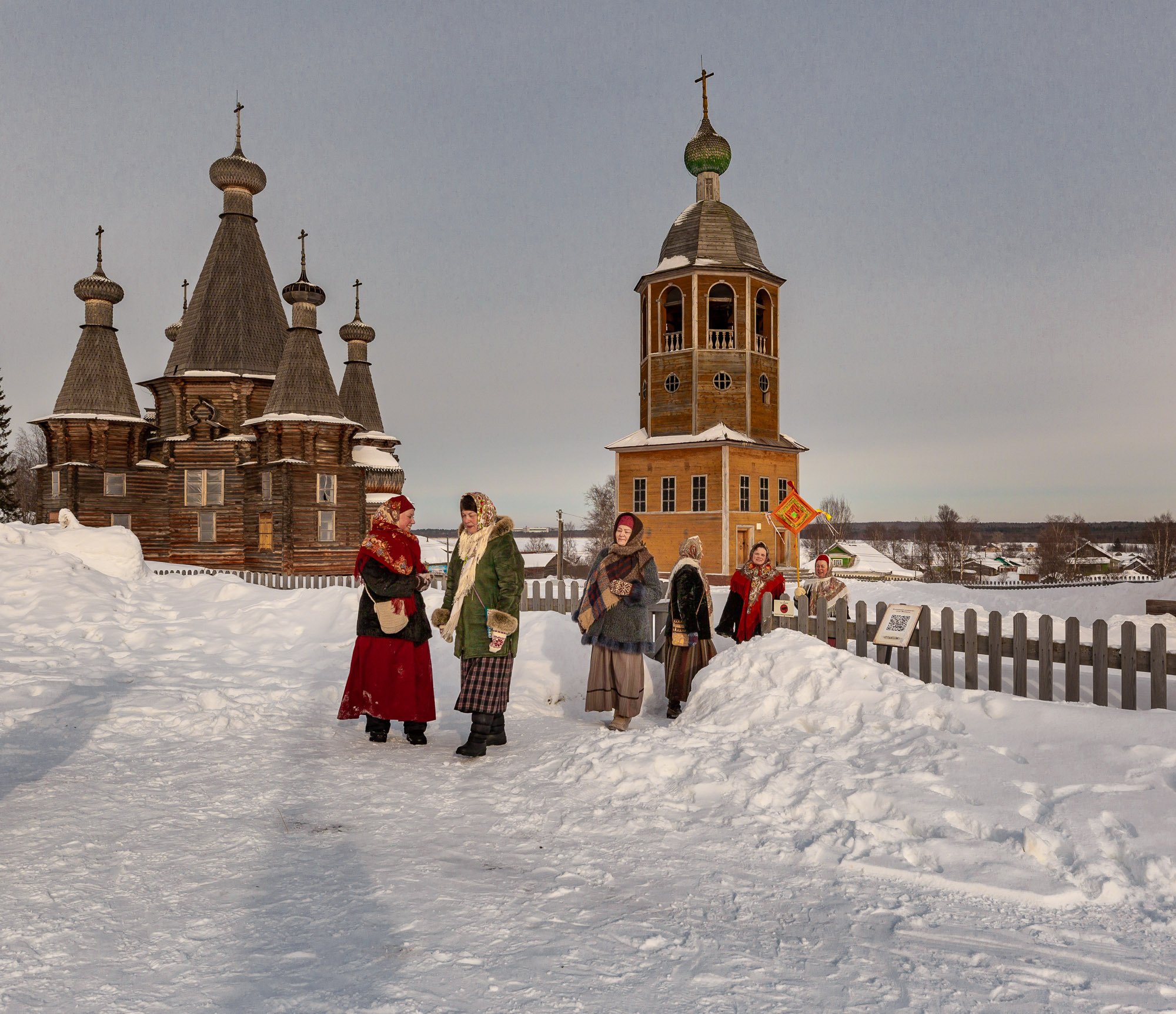 Заговенье на Великий пост. Село Нёнокса. Фотограф — путешественник Светлана Романовская