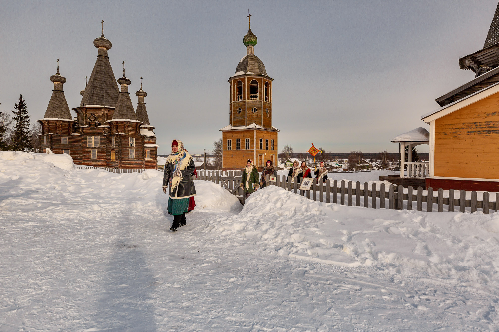 Заговенье на Великий пост. Село Нёнокса. Фотограф — путешественник Светлана Романовская
