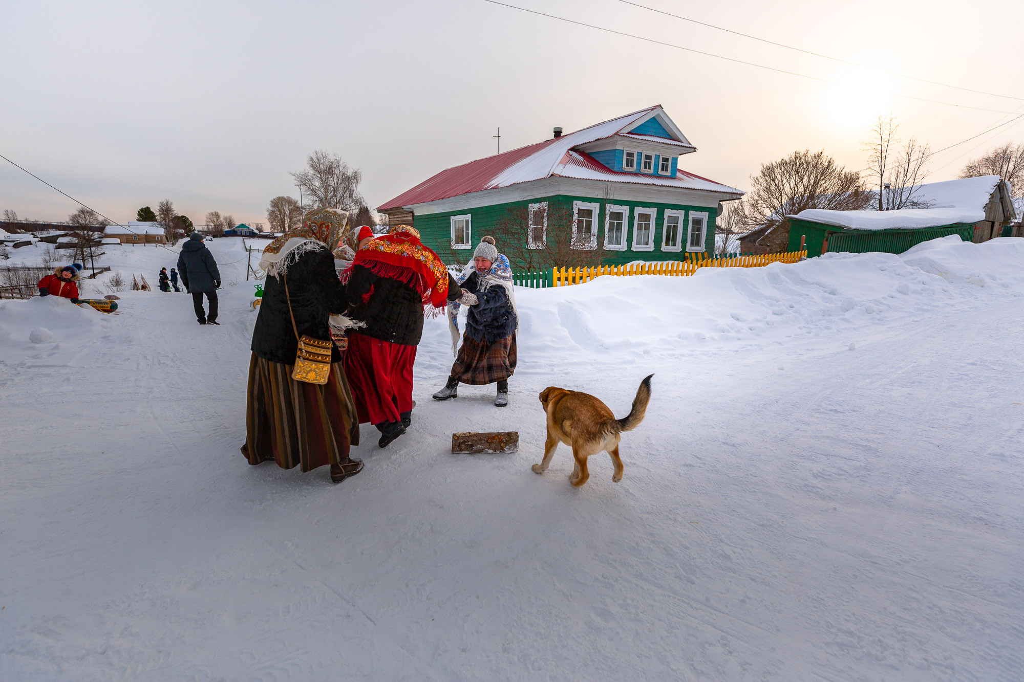 Заговенье на Великий пост. Село Нёнокса. Фотограф — путешественник Светлана Романовская