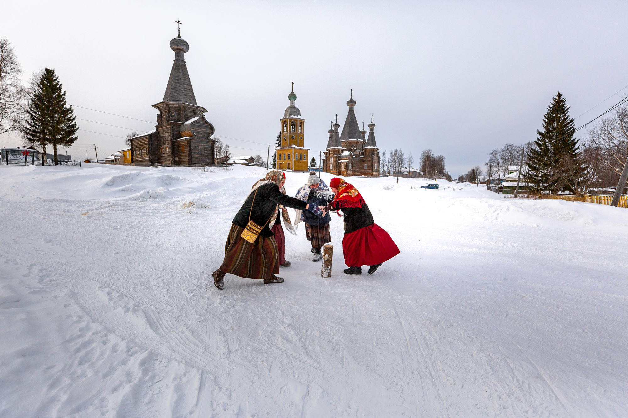 Заговенье на Великий пост. Село Нёнокса. Фотограф — путешественник Светлана Романовская