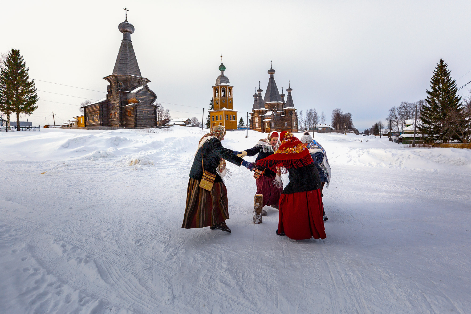 Заговенье на Великий пост. Село Нёнокса. Фотограф — путешественник Светлана Романовская