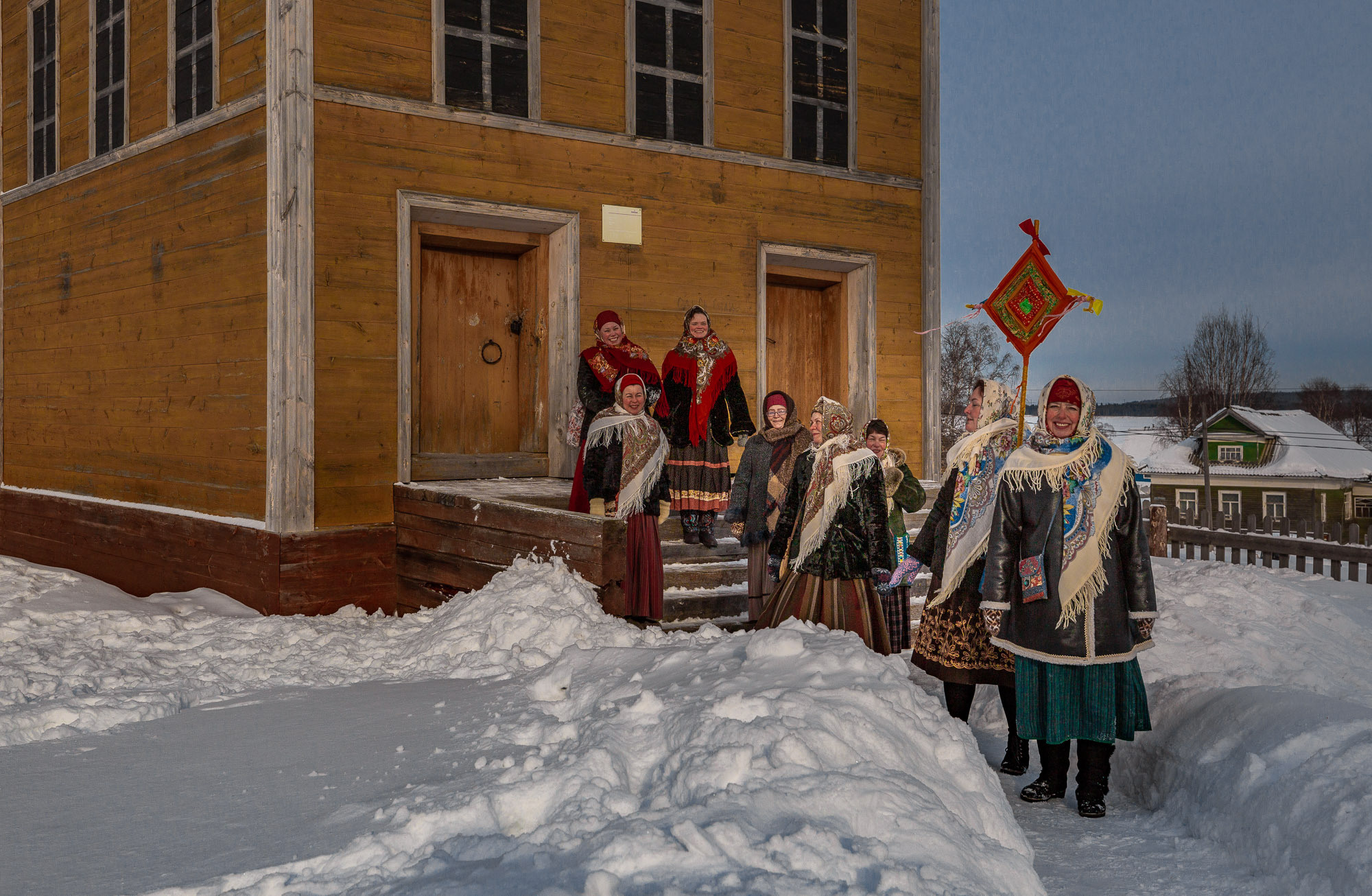 Заговенье на Великий пост. Село Нёнокса. Фотограф — путешественник Светлана Романовская