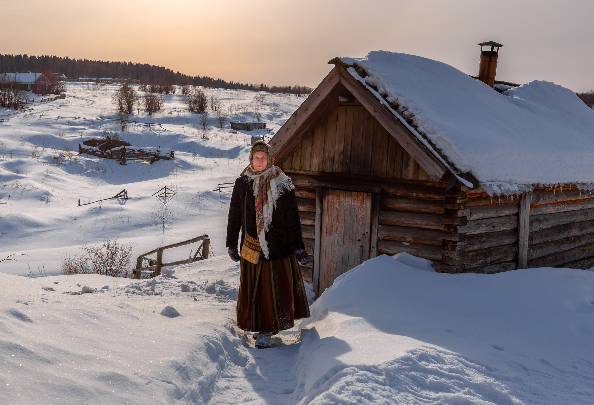 Заговенье на Великий пост. Село Нёнокса. Фотограф — путешественник Светлана Романовская