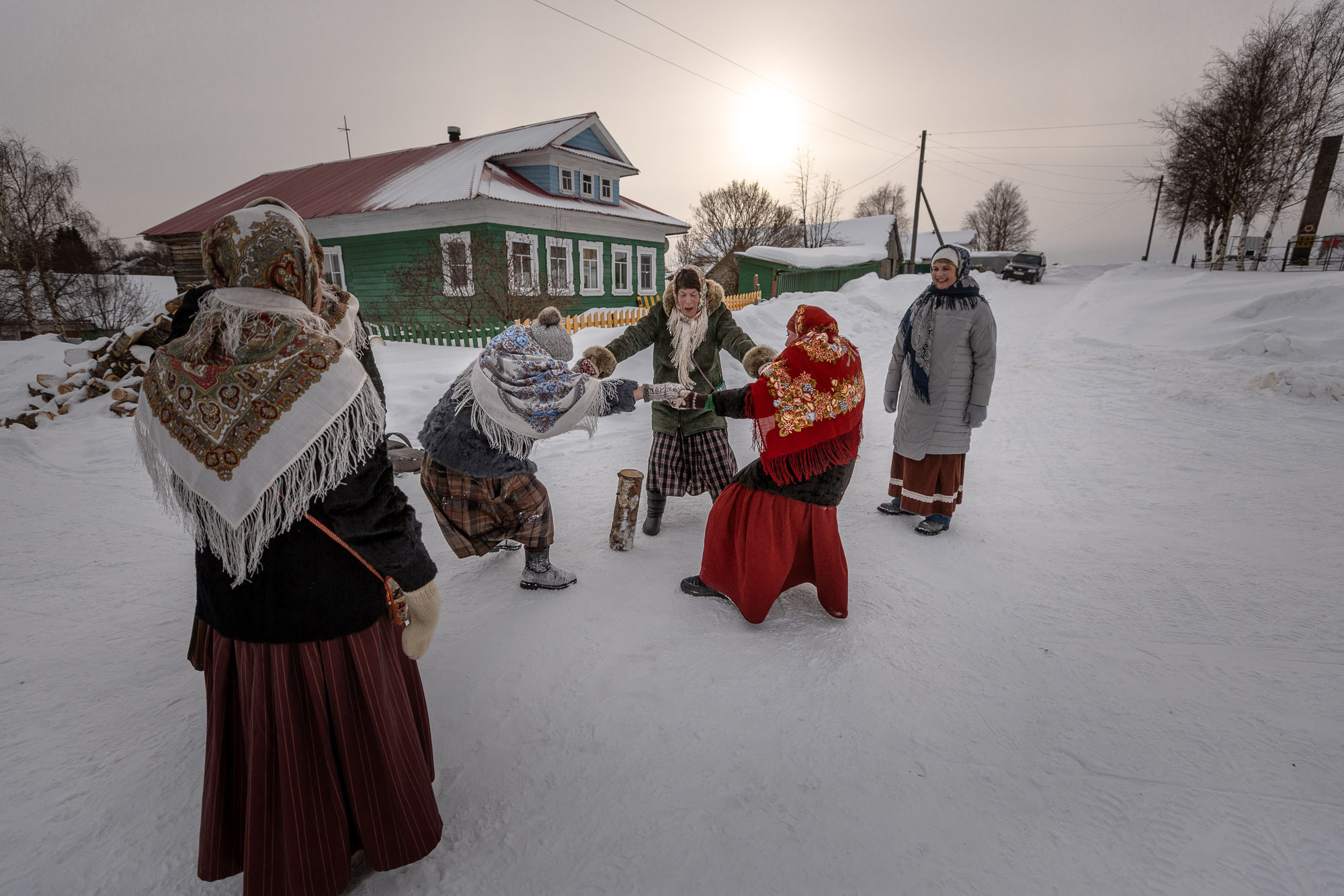 Заговенье на Великий пост. Село Нёнокса. Фотограф — путешественник Светлана Романовская