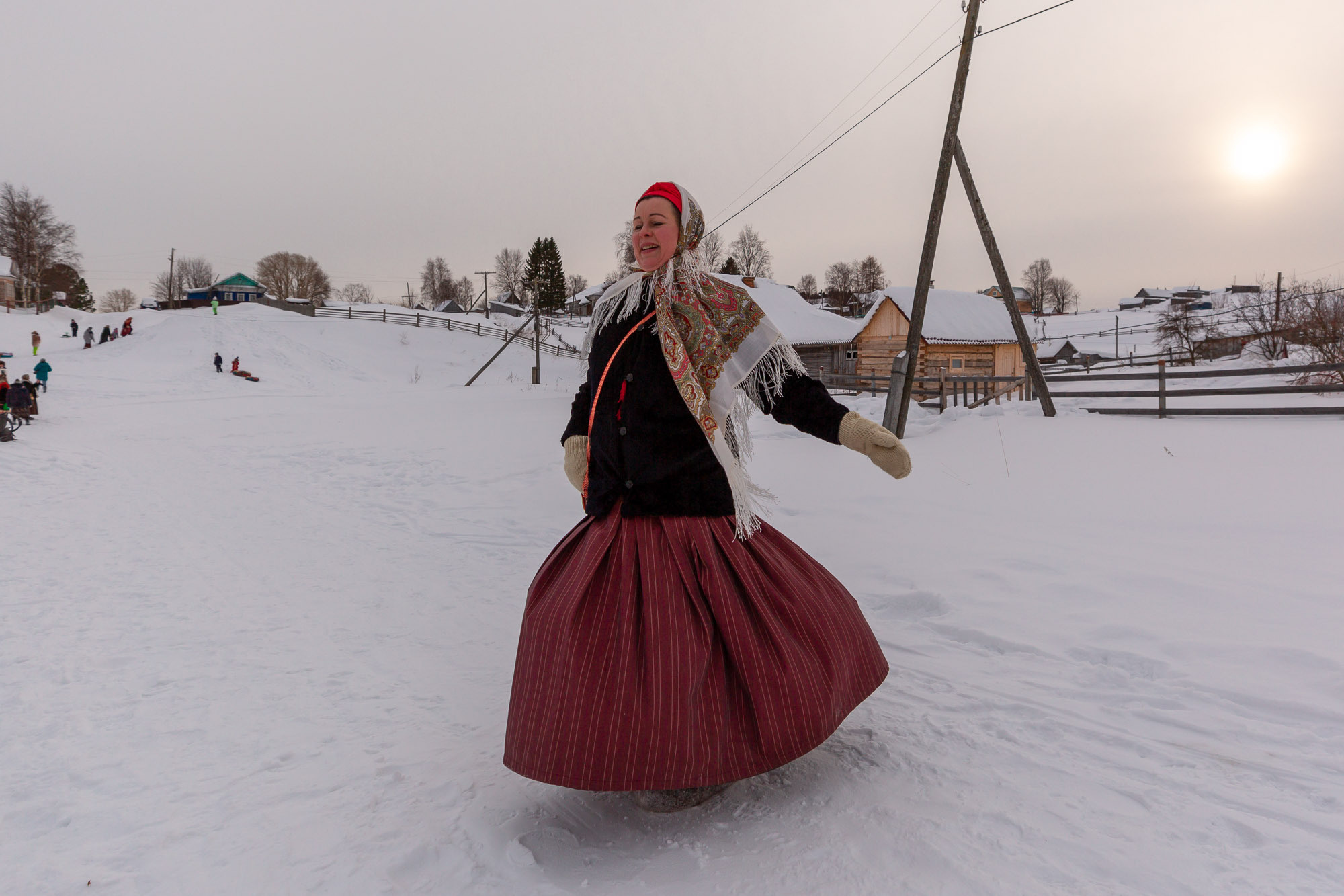 Заговенье на Великий пост. Село Нёнокса. Фотограф — путешественник Светлана Романовская