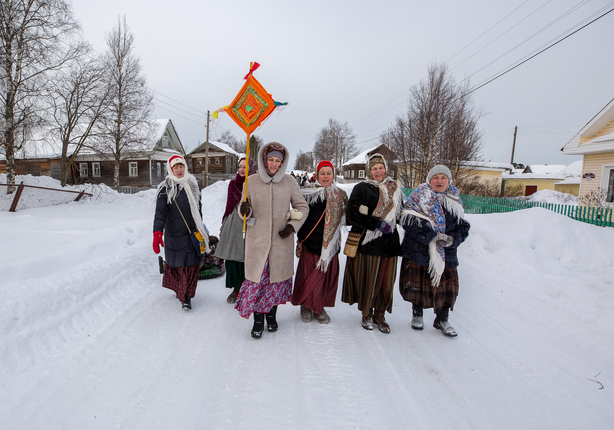 Заговенье на Великий пост. Село Нёнокса. Фотограф — путешественник Светлана Романовская