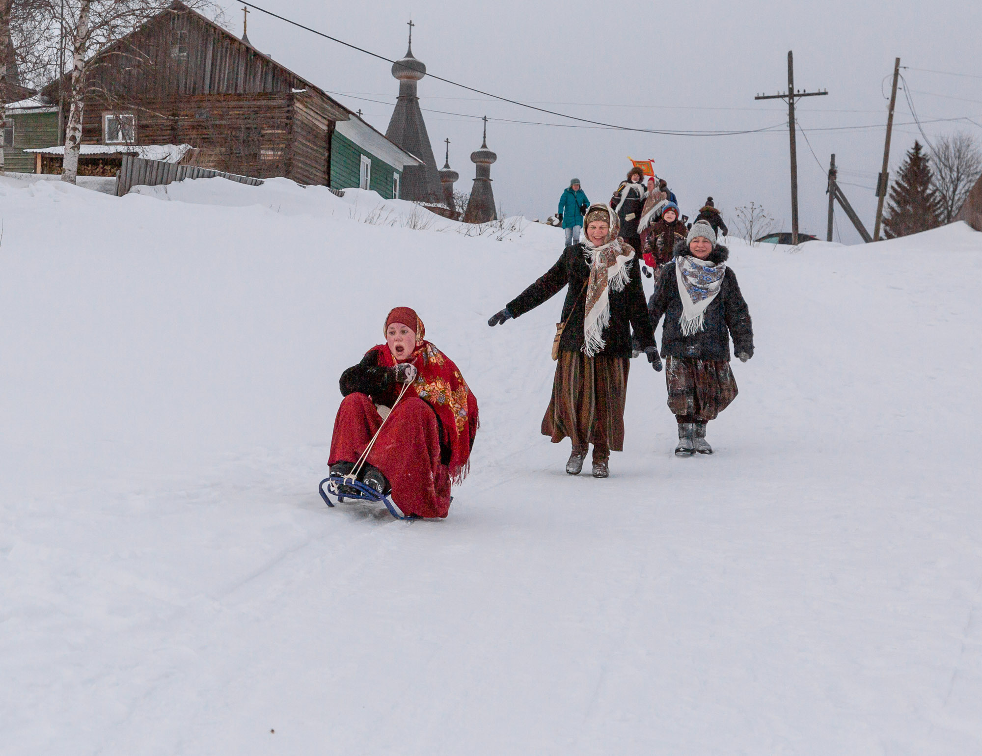 Заговенье на Великий пост. Село Нёнокса. Фотограф — путешественник Светлана Романовская