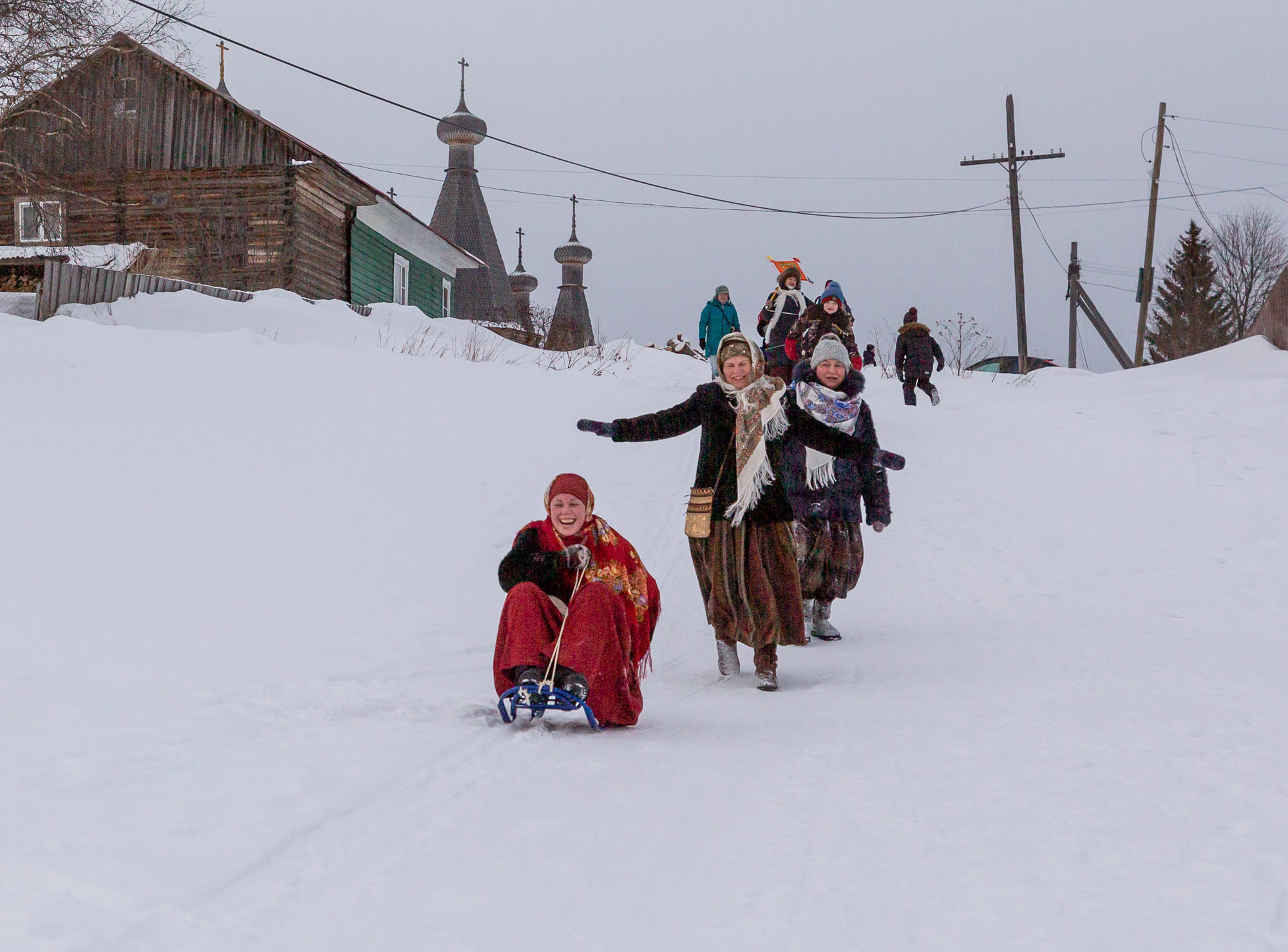 Заговенье на Великий пост. Село Нёнокса. Фотограф — путешественник Светлана Романовская