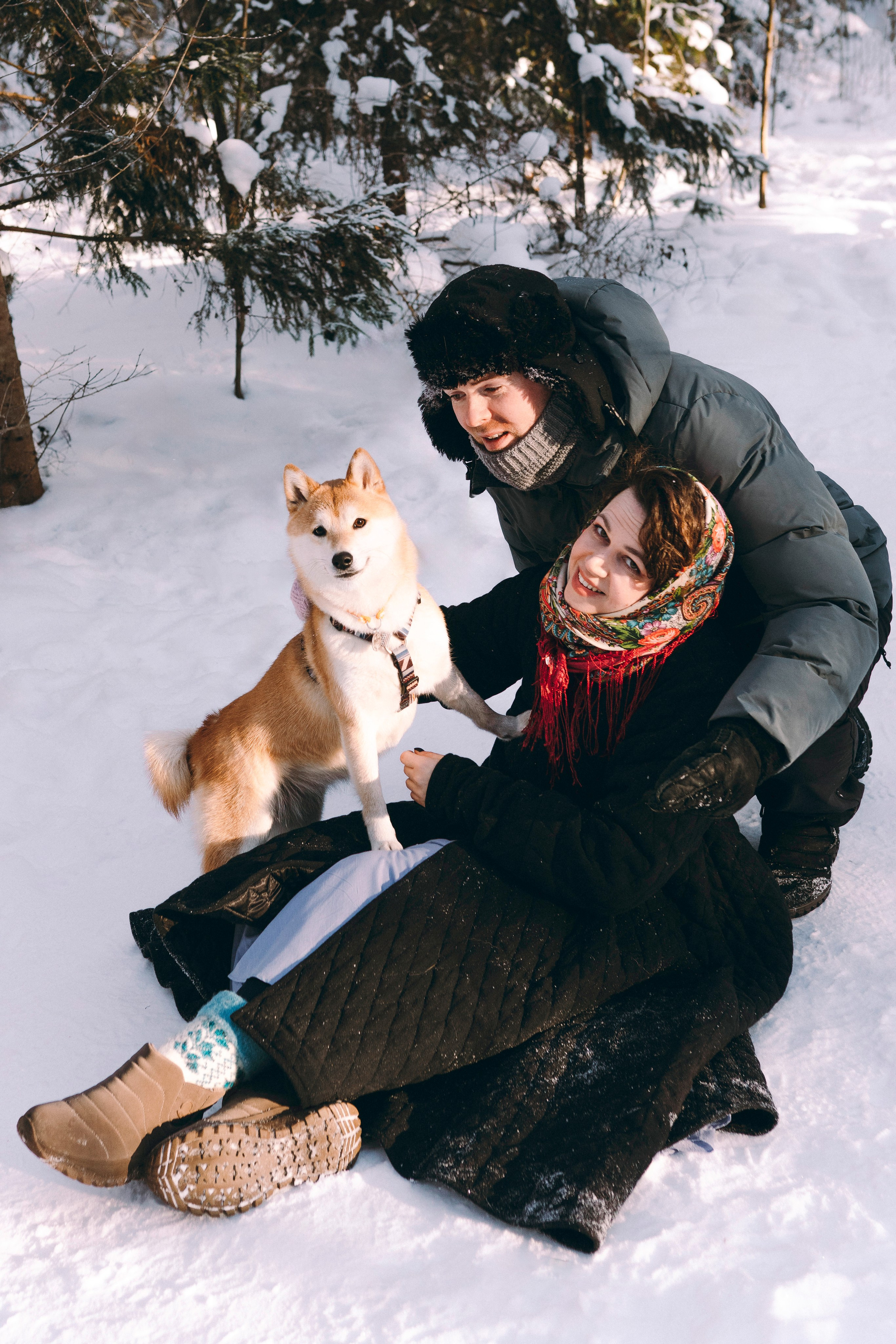 Каори, Анна и Антон. Фотограф анималист в Спб недорого Олеся Майорова