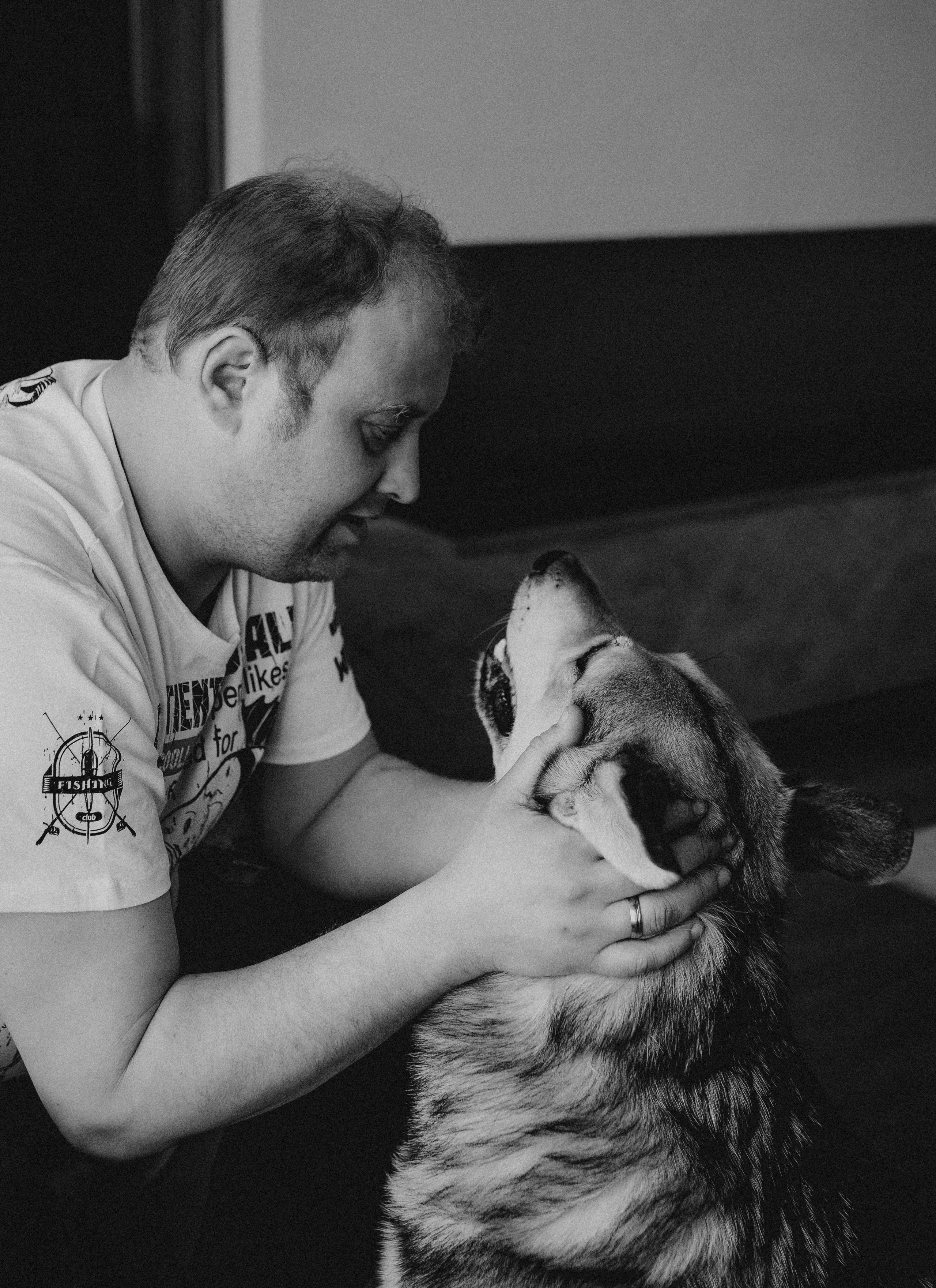 Рэй, Кузя, Ольга и Александр. Фотограф анималист в Спб недорого Олеся Майорова