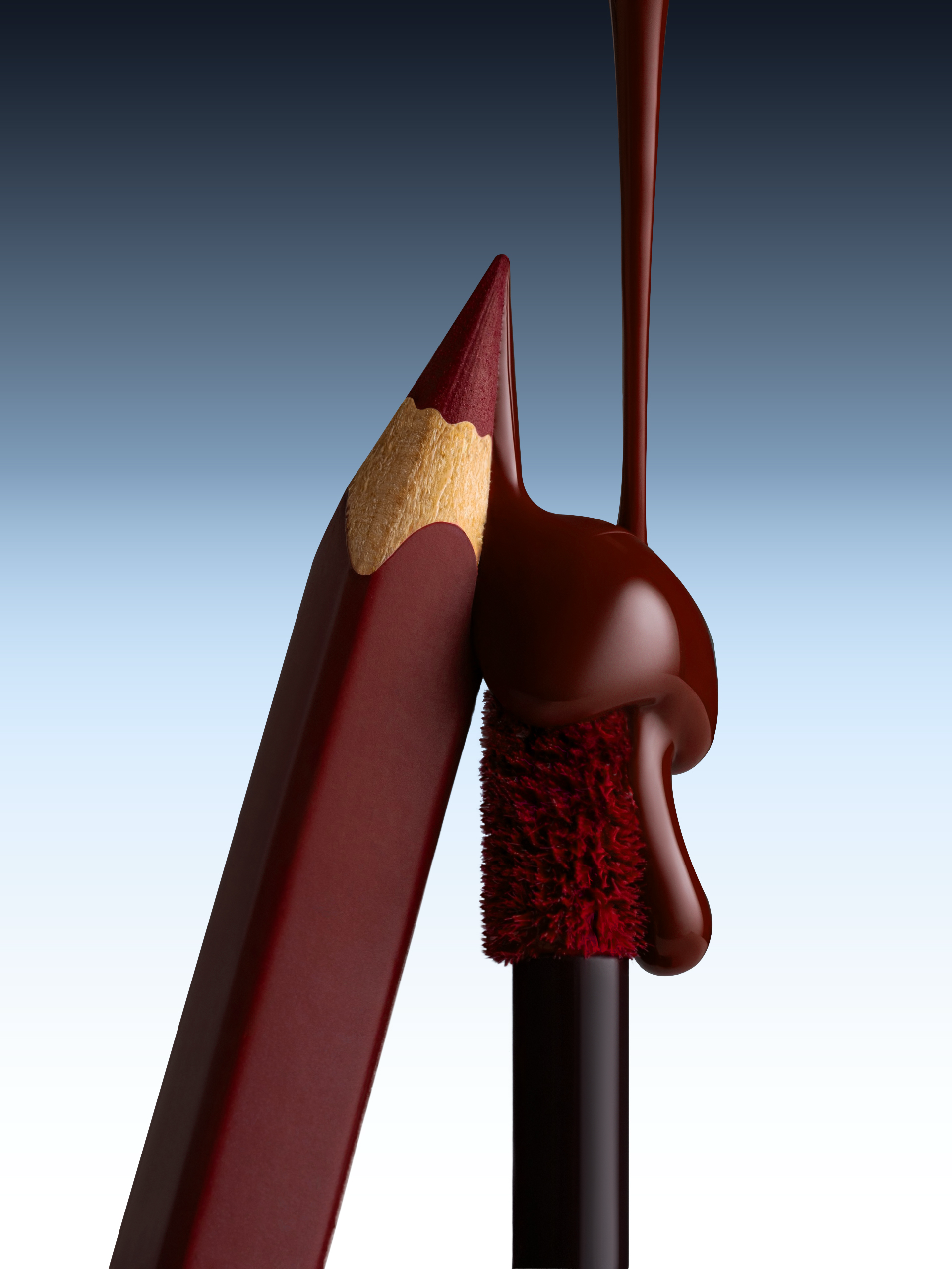 Before/after. Retouch, post-production