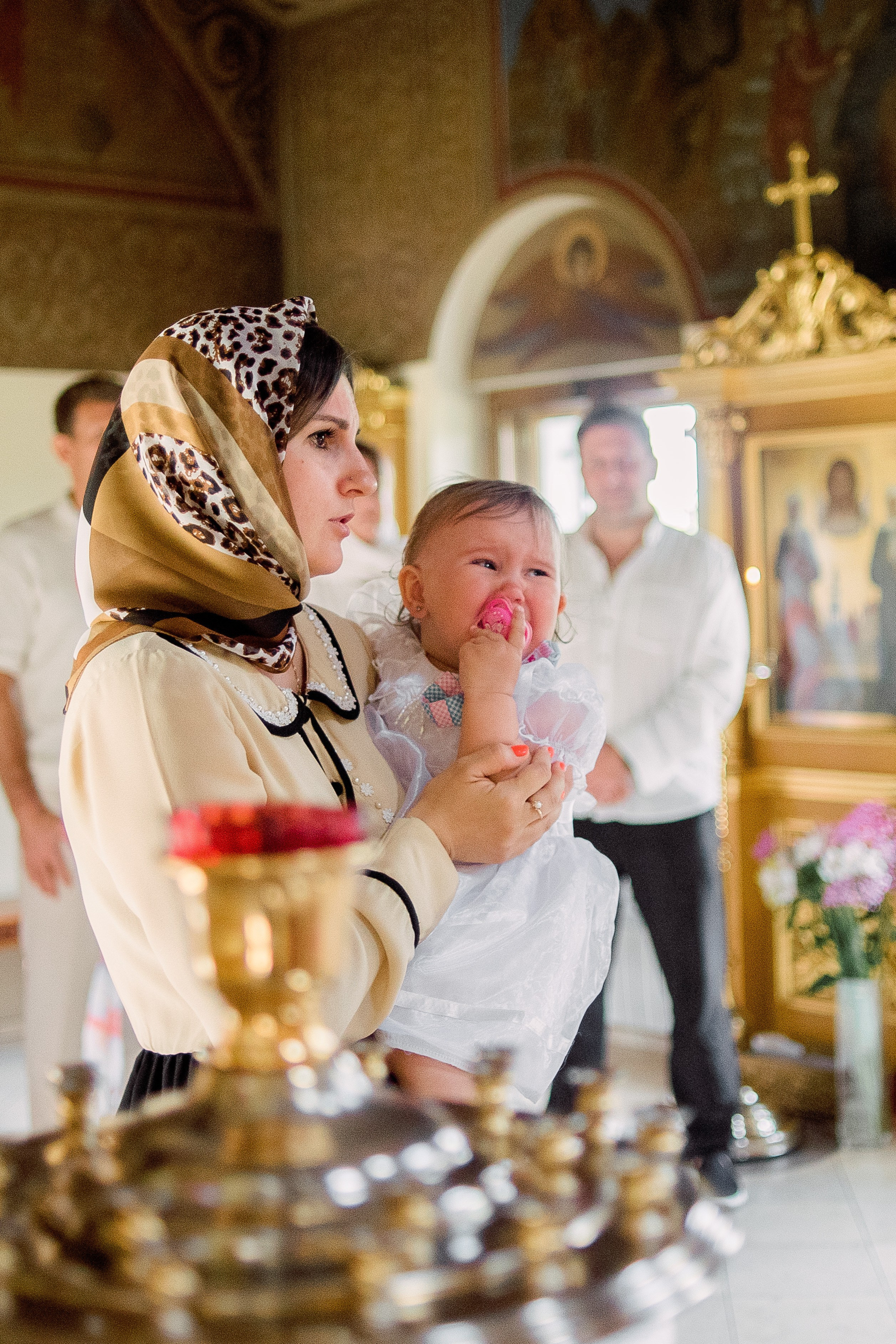 Крещение Ники. Фотограф Юлия Попова