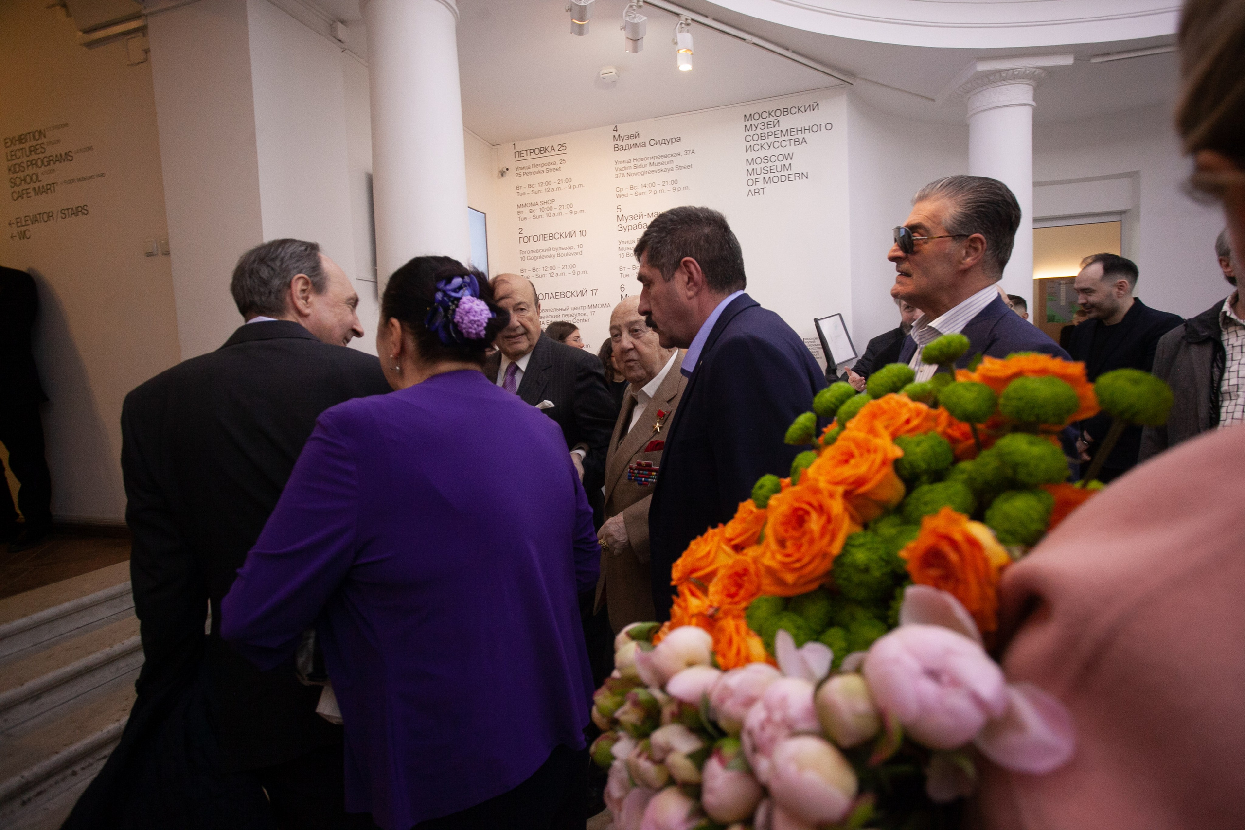 Открытие выставки Зураба Церетели. Art photographer Nino