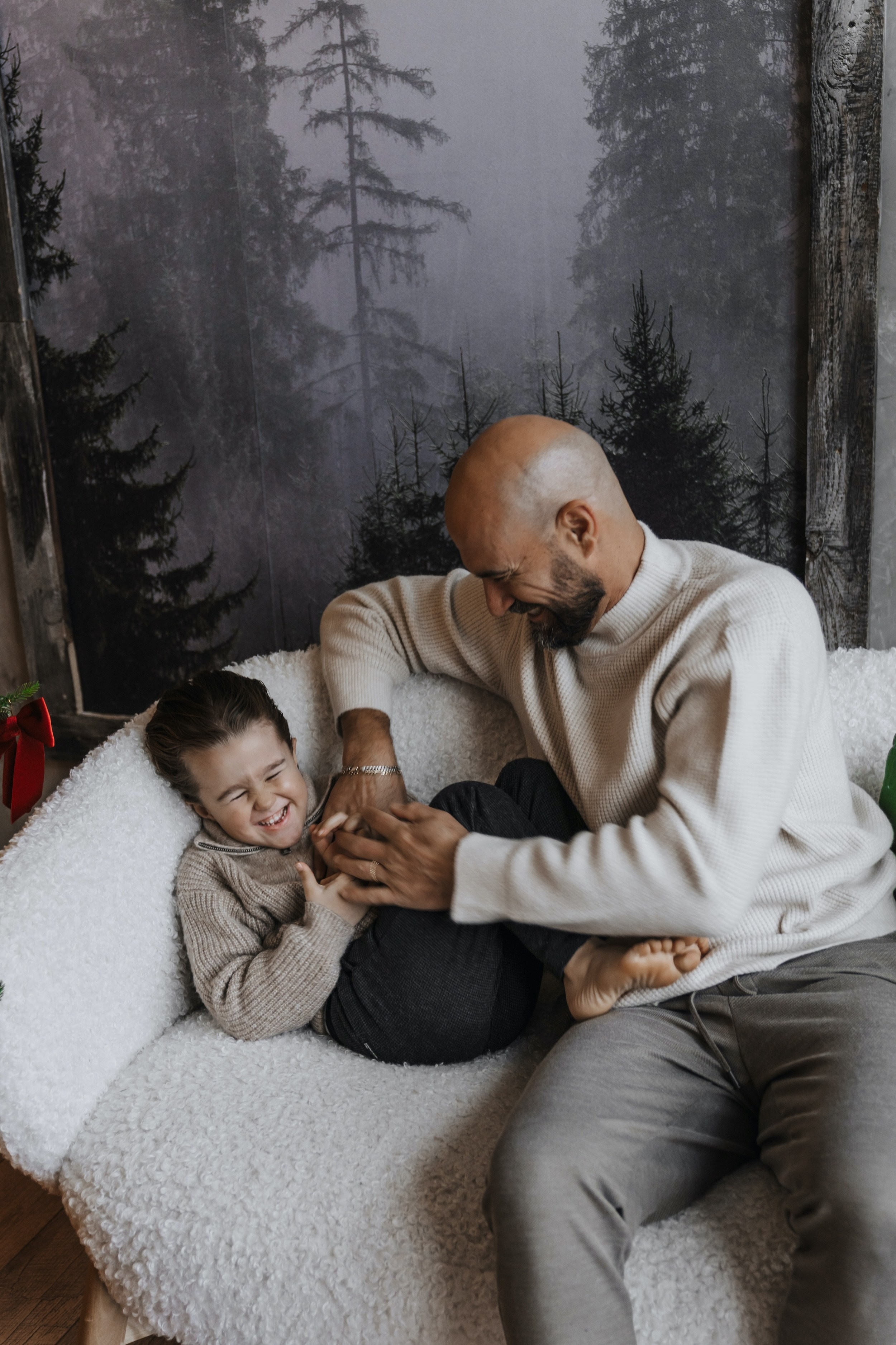 Лиза, Скарлетт, Винсент и Деннис. Минск, Рождество. Olga Modjaro