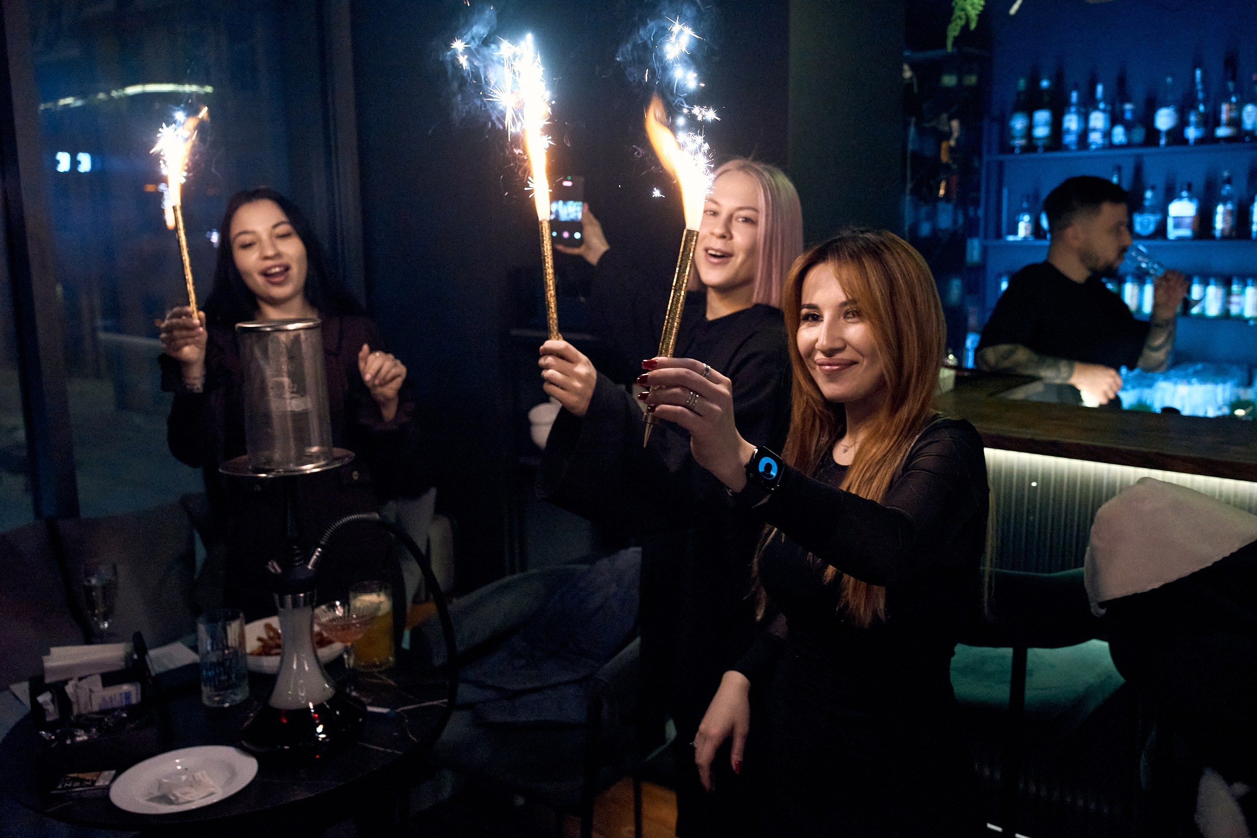 Новогодняя ночь в Мята Platinum. Контент-фотограф в Москве Тима Забабурин