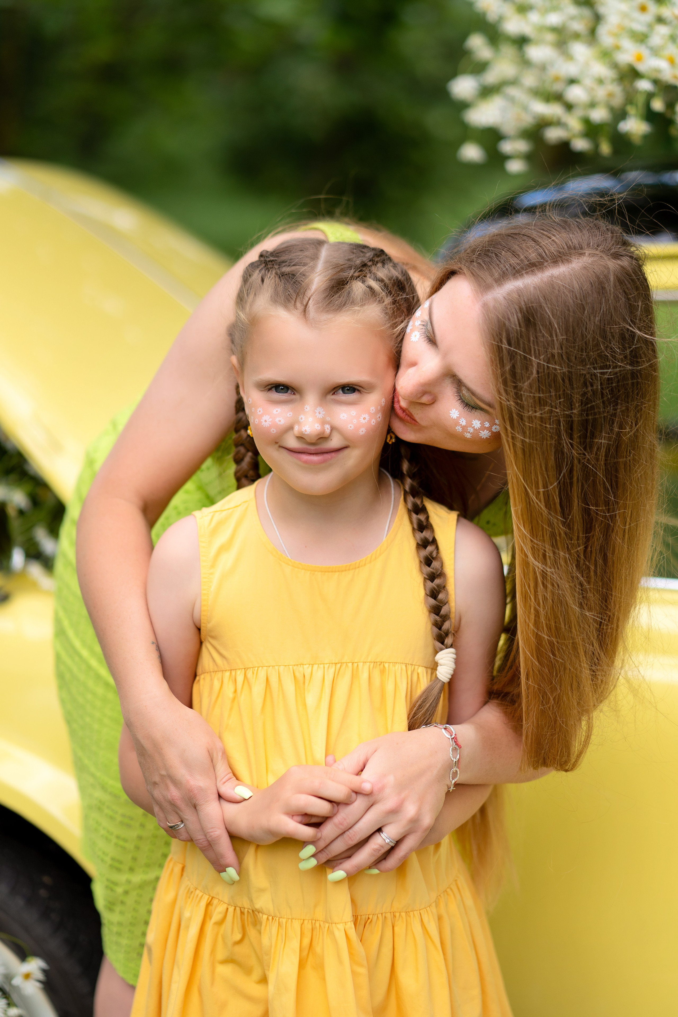 Фотодень Машина с ромашками. Семейный и свадебный фотограф Минск, Беларусь Анна Орловская