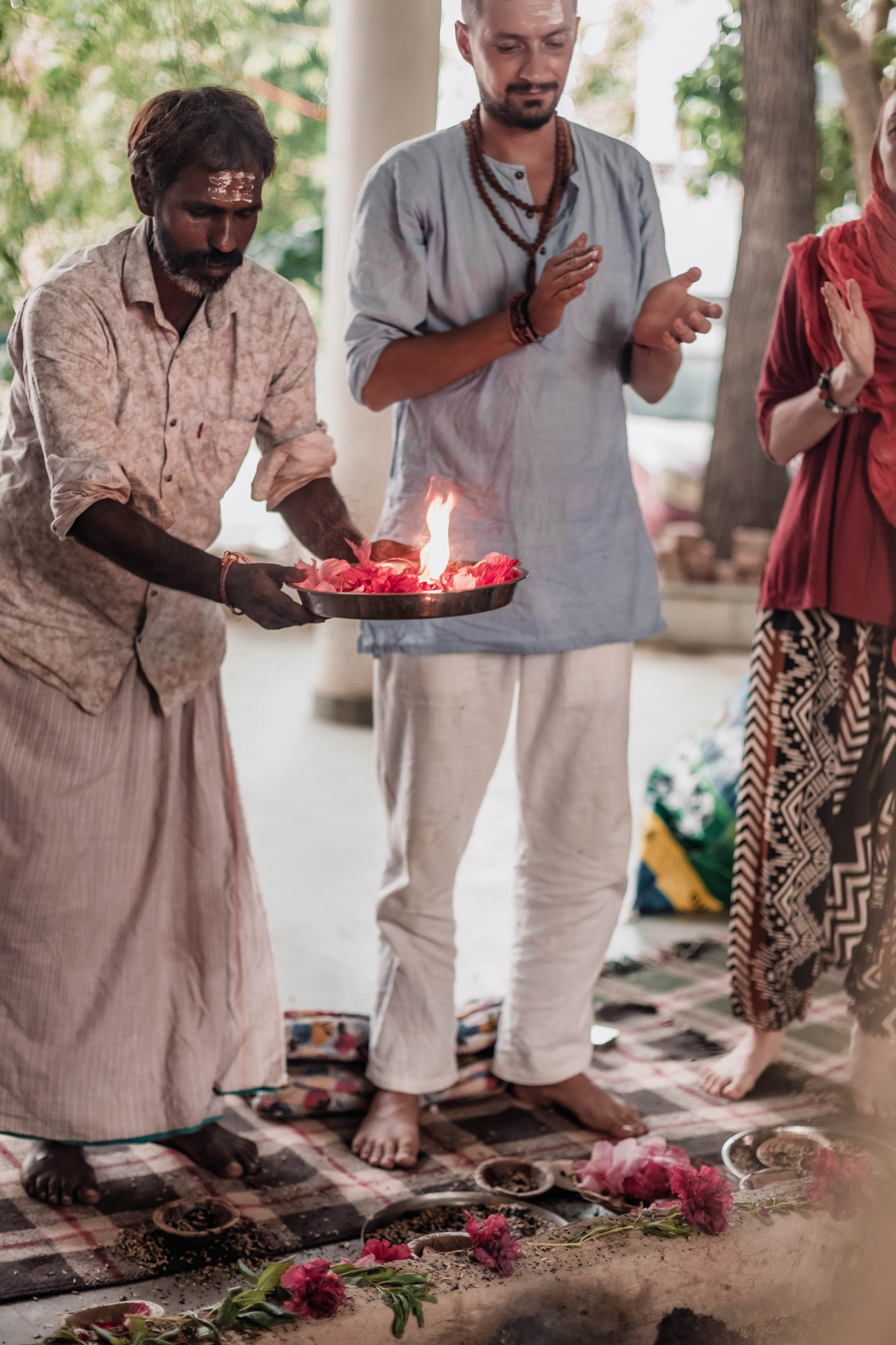 Pitri Paksha yagyas & poojas Devraha Baba ji ashram. Mariam Bagdasaryan