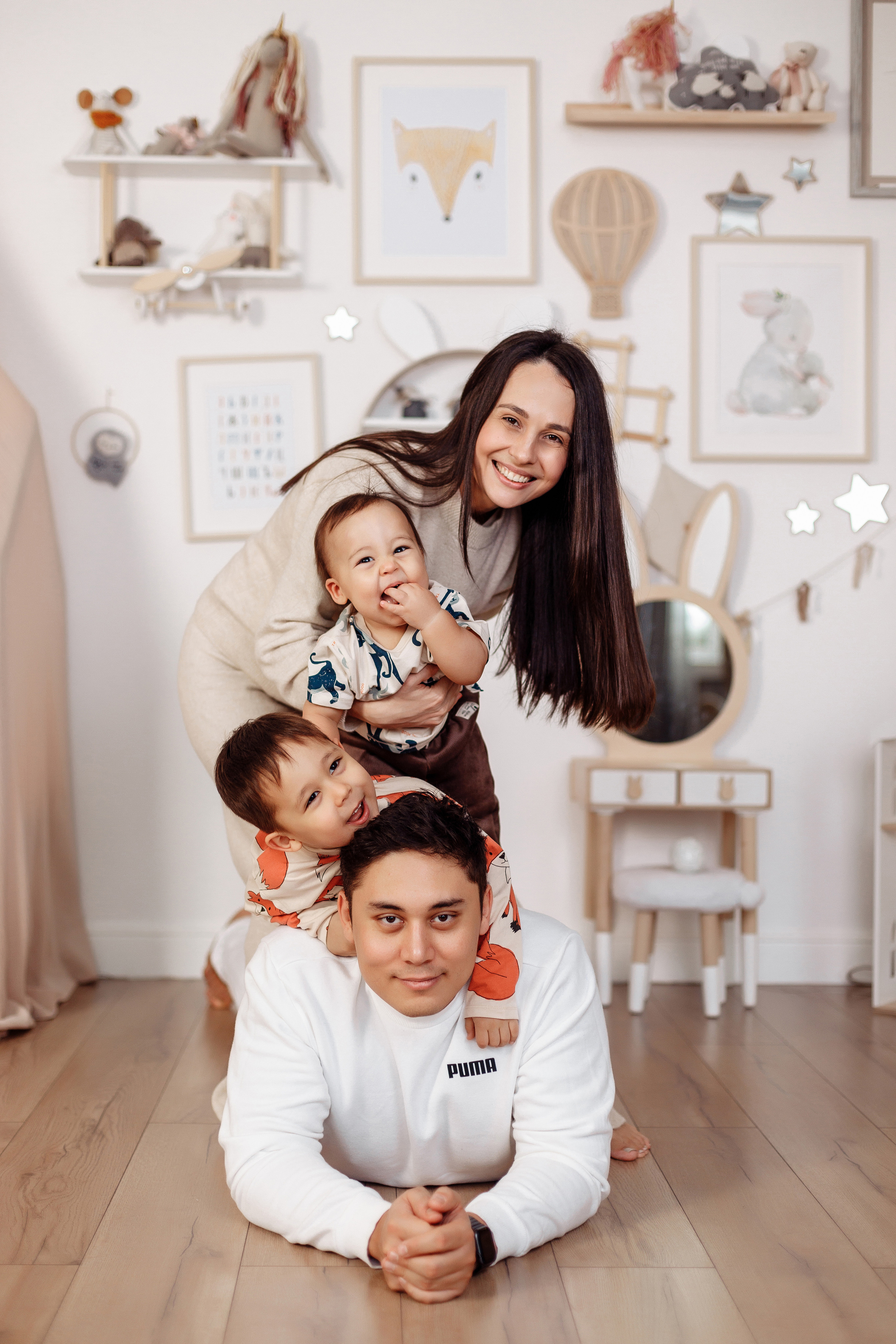 Новогодняя фотосессия в Москве, Фотограф Ольга Шевелёва