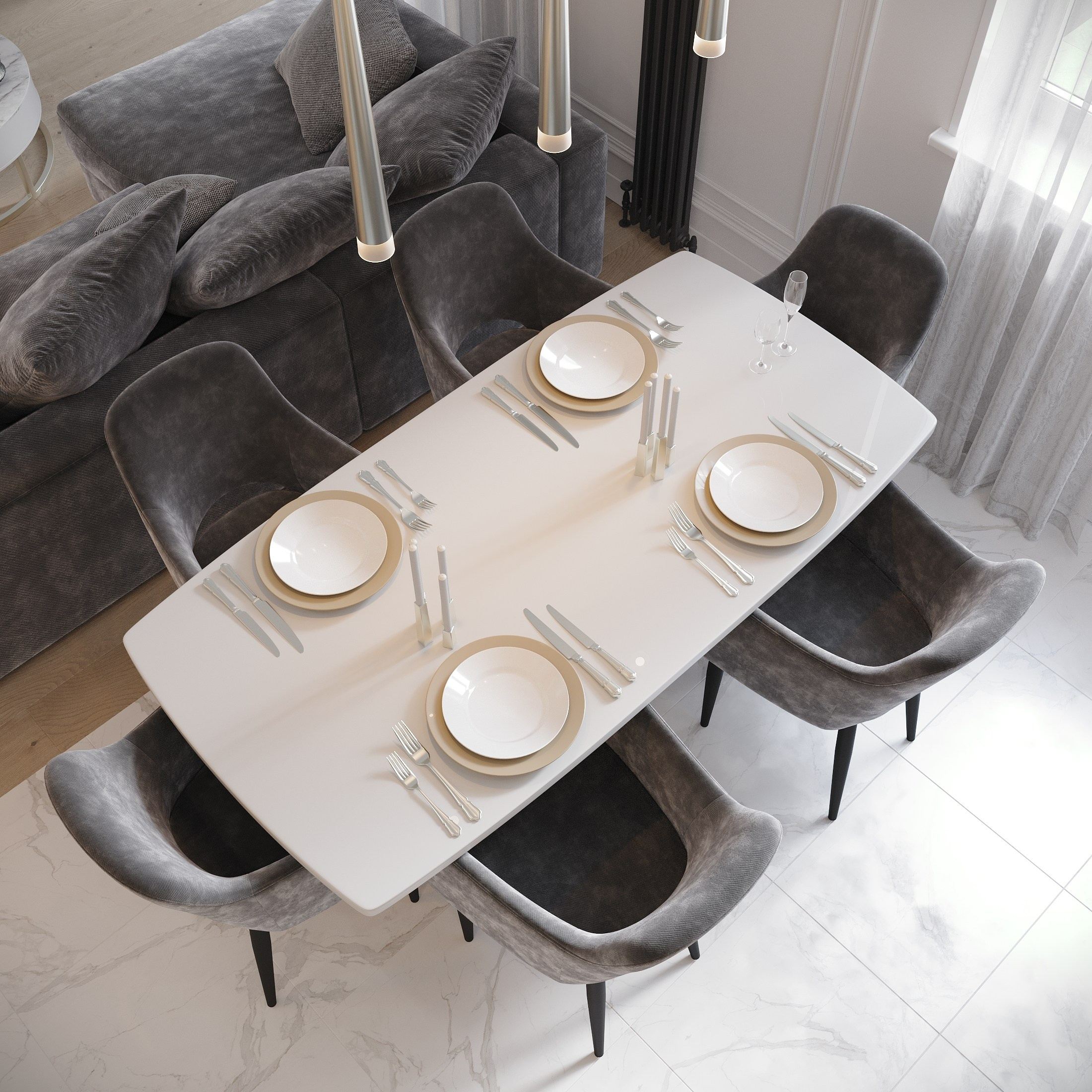 Визуализация квартиры для девушки-фотографа. Студия 3d визуализации Arcviz