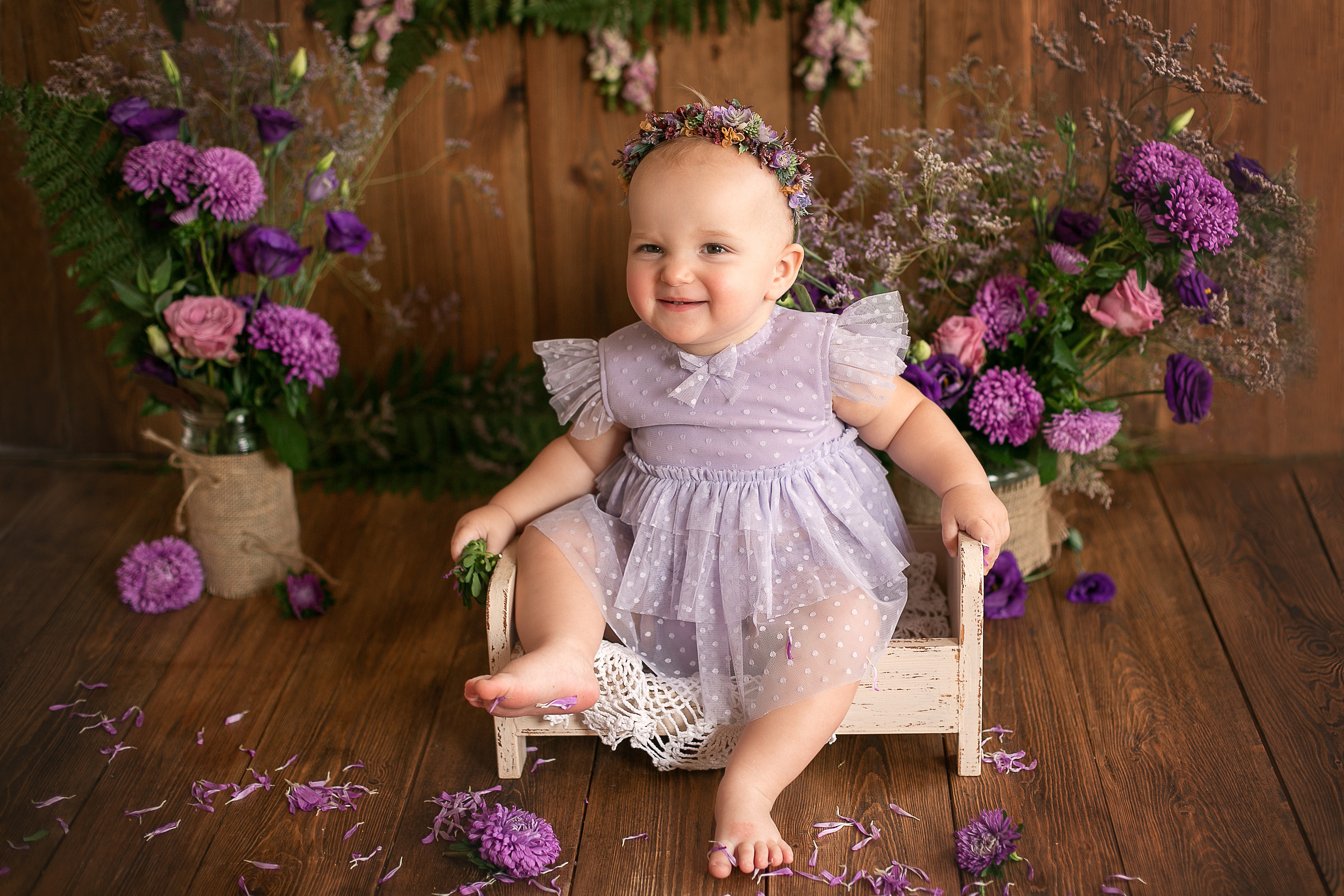 Стилизованная фотоссесия первого годика малыша. Семейный и детский фотограф в Сочи Наталья Вербицкая
