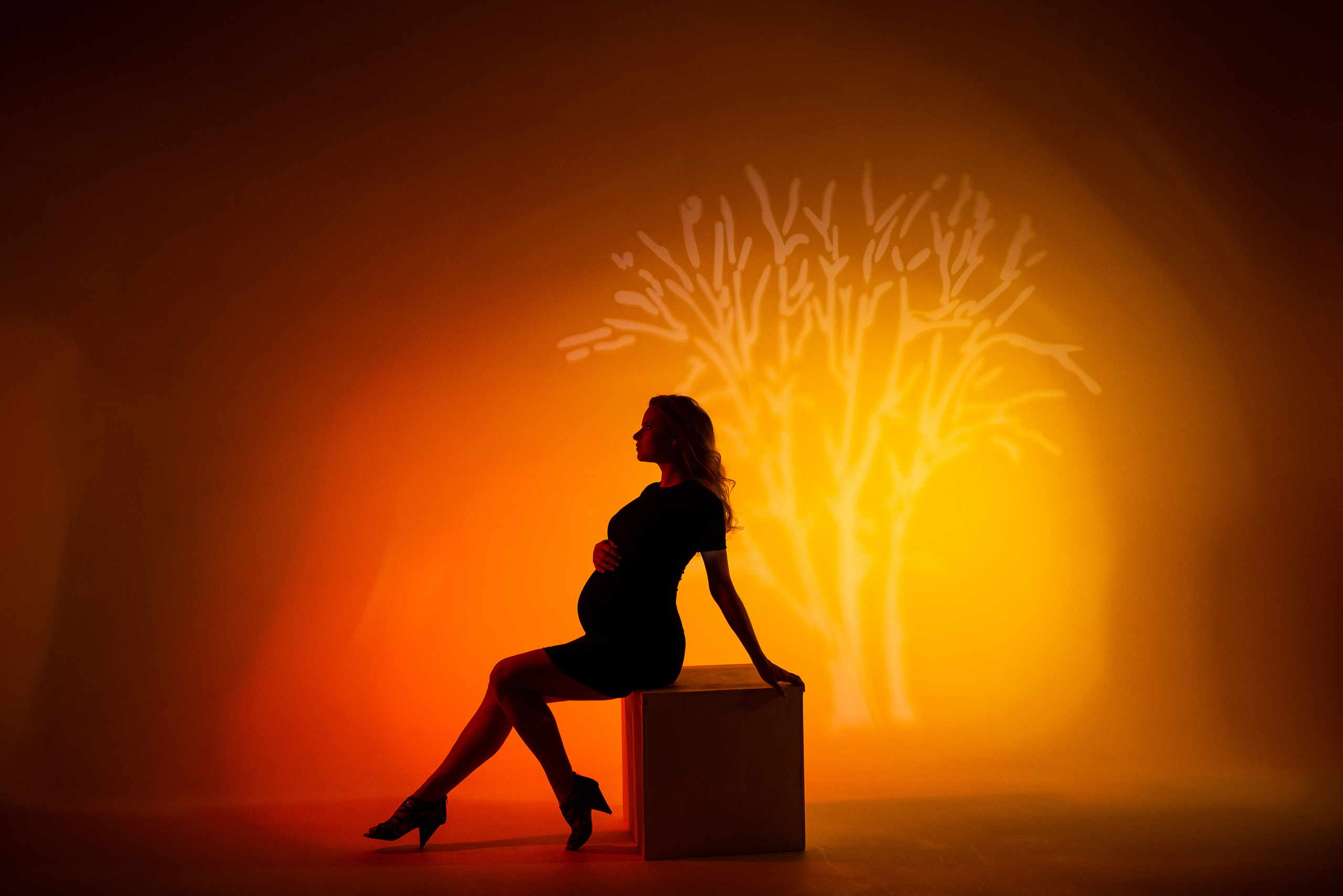 Нестандартная фотосессия беремнности