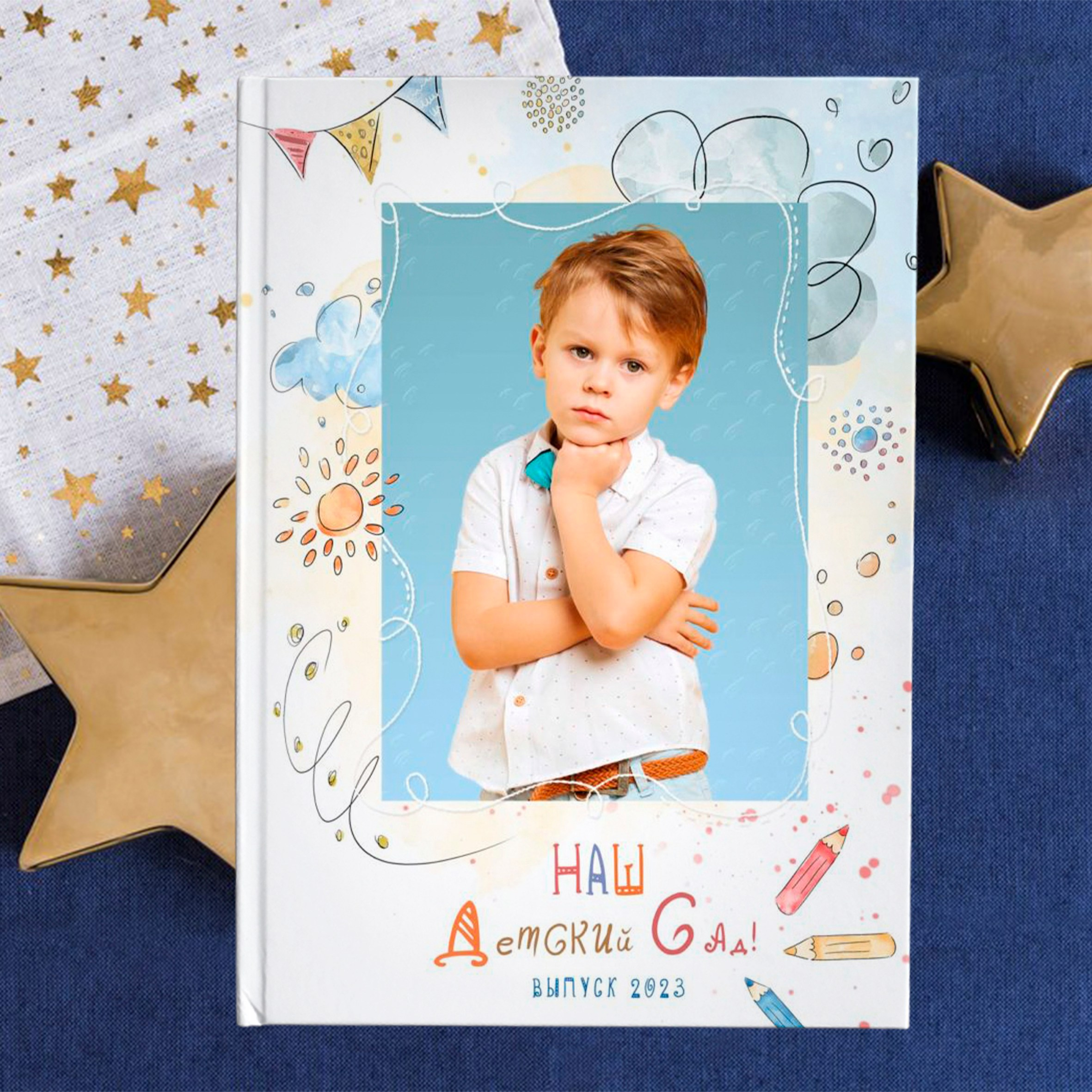 medlori fotobook 986 ВЫПУСКНОЙ альбом для детского сада РАДУГА