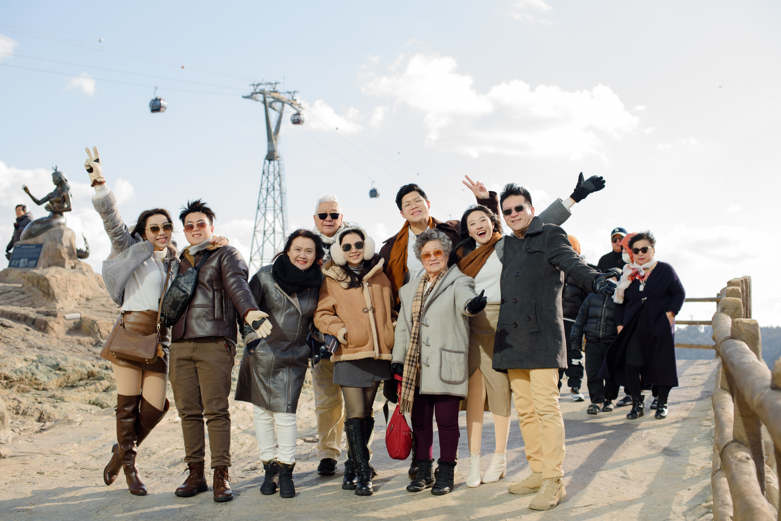 Family photoset on Songdo beach in Busan. Busan photographer | Фотограф Пусан