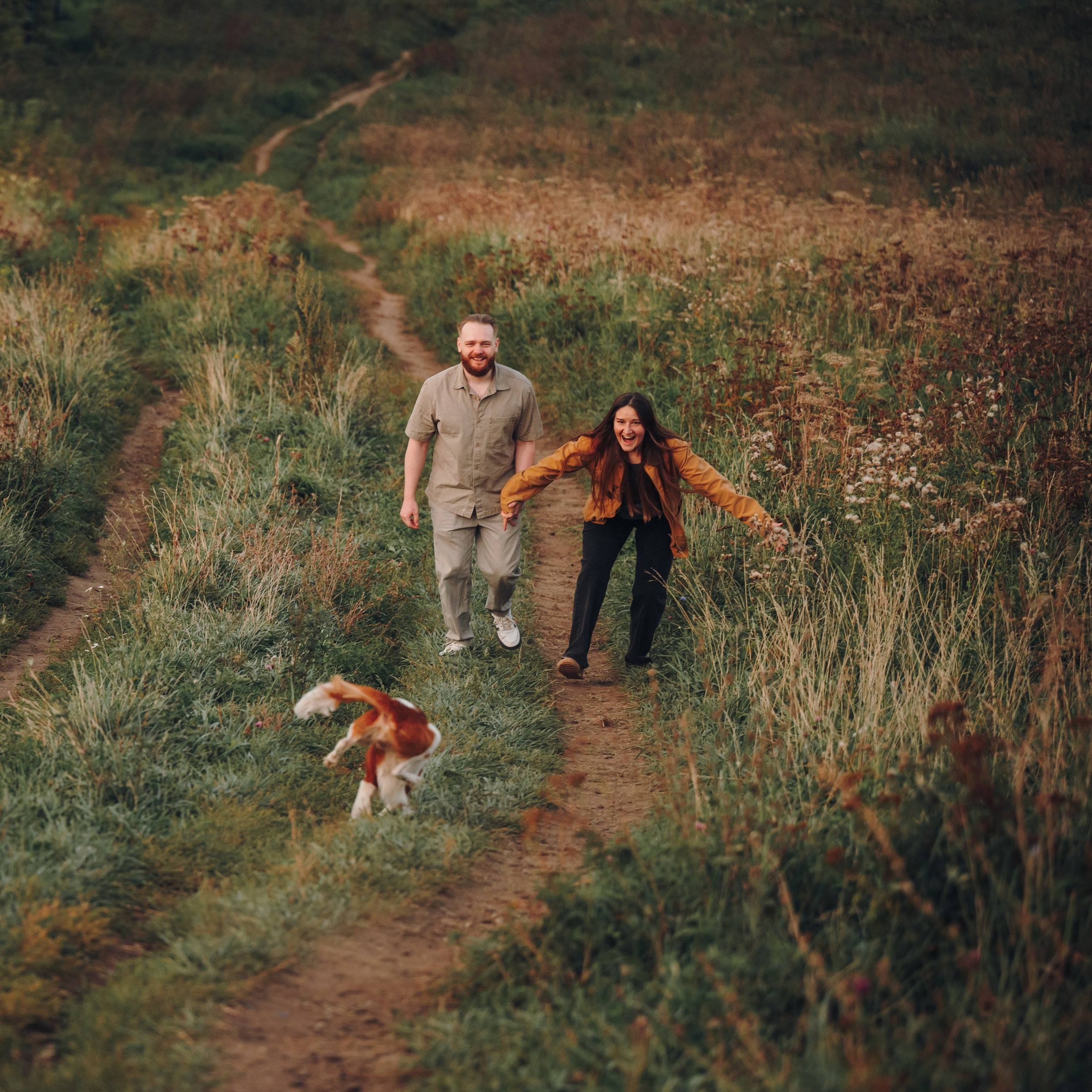 Семейная фотосессия с питомцем. Семейный фотограф анималист Ананьева Мария — Москва