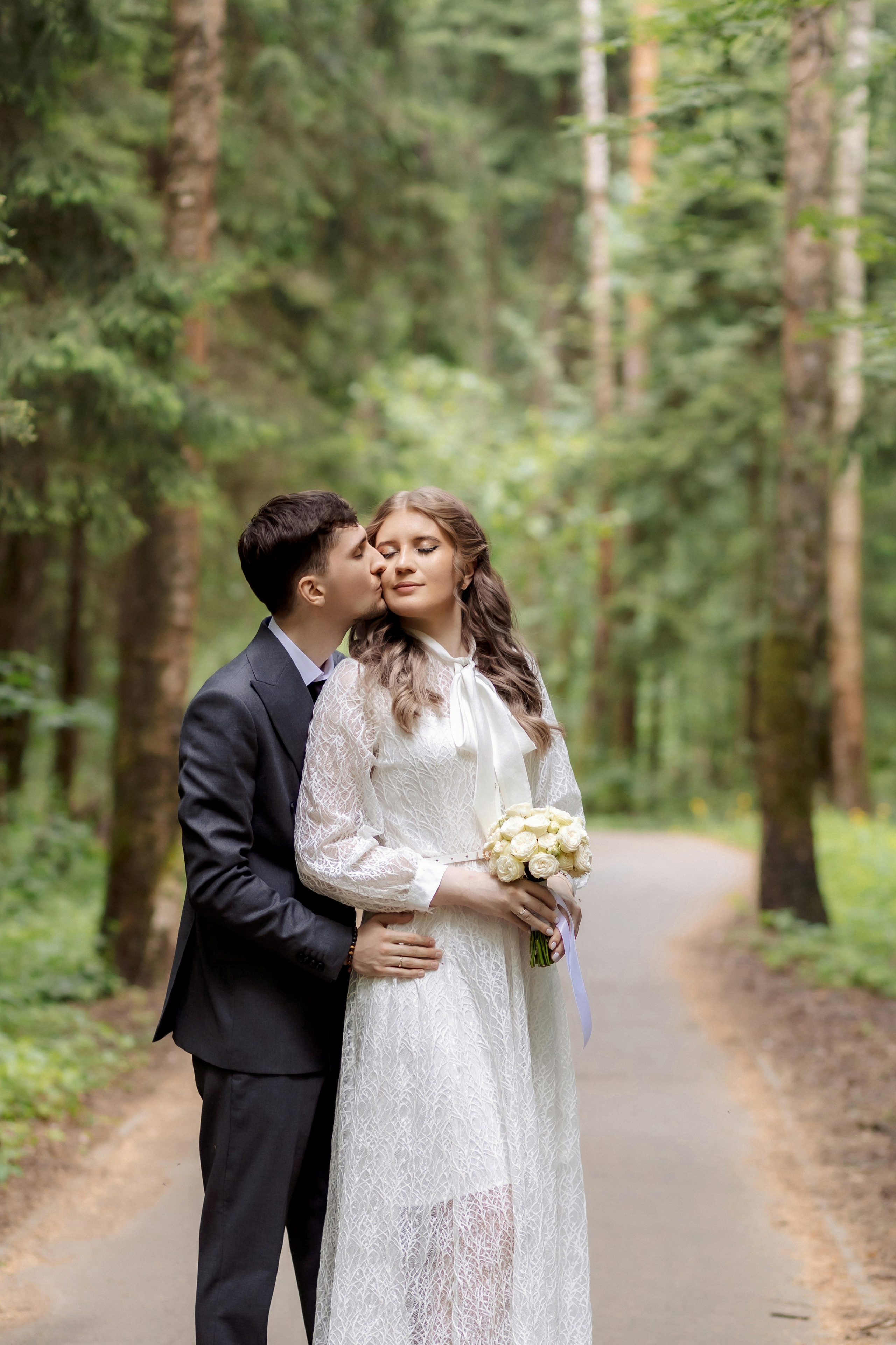 Е&Н (свадебная прогулка в лесу). Зотова Алена — семейный и женский фотограф в Зеленограде