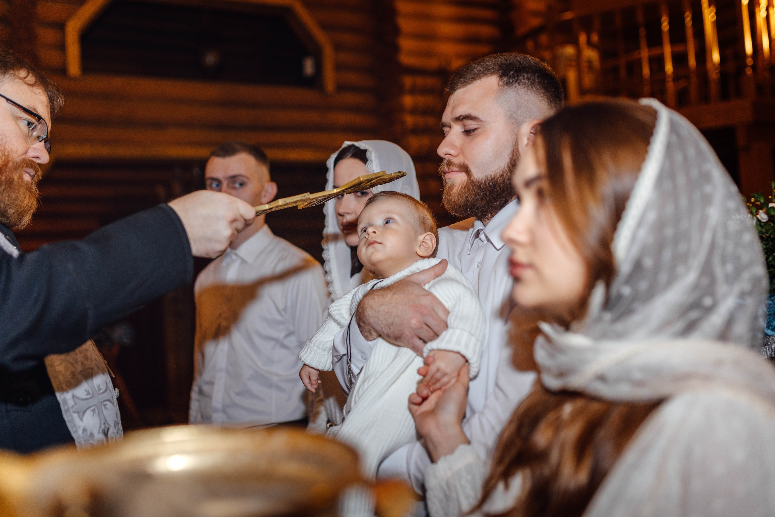 Крещение Демида, храм Святой Троицы, декабрь 2025