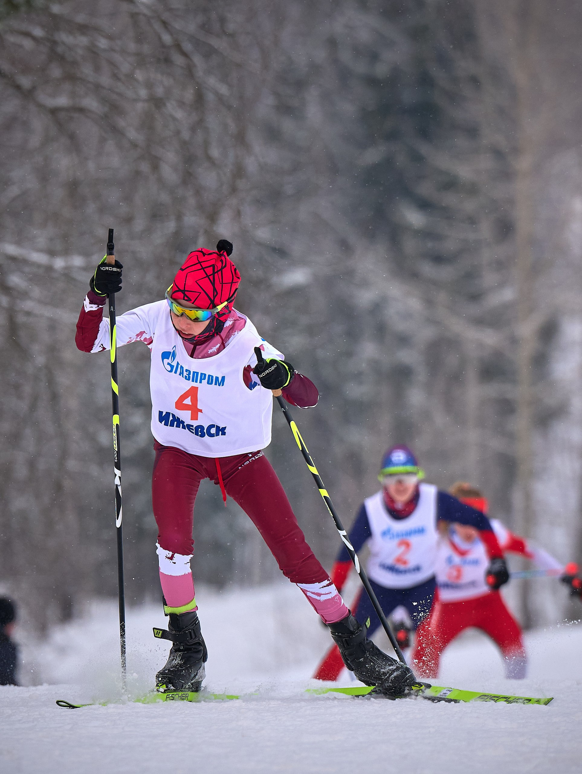 Всероссийские соревнования по лыжным гонкам «Пионерская правда». Ижевс. Спортивный репортажный фотограф в Ижевске Сергей Мерзляков