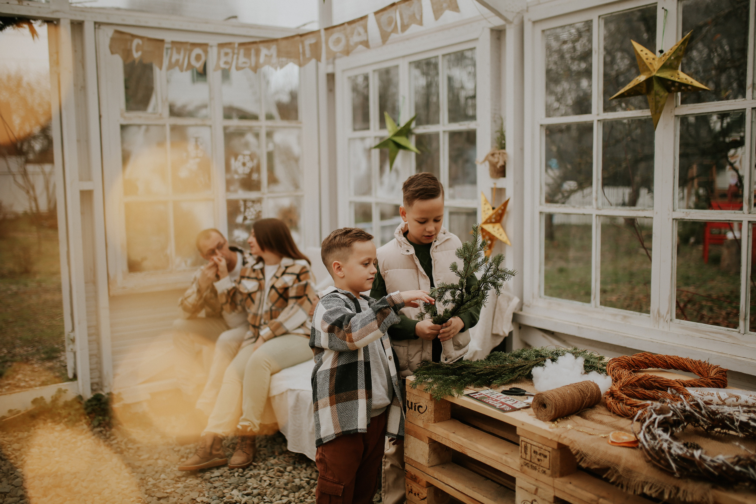 Лена, Витя и мальчишки. Семейный фотограф в Новороссийске и Анапе Александра Яковлева