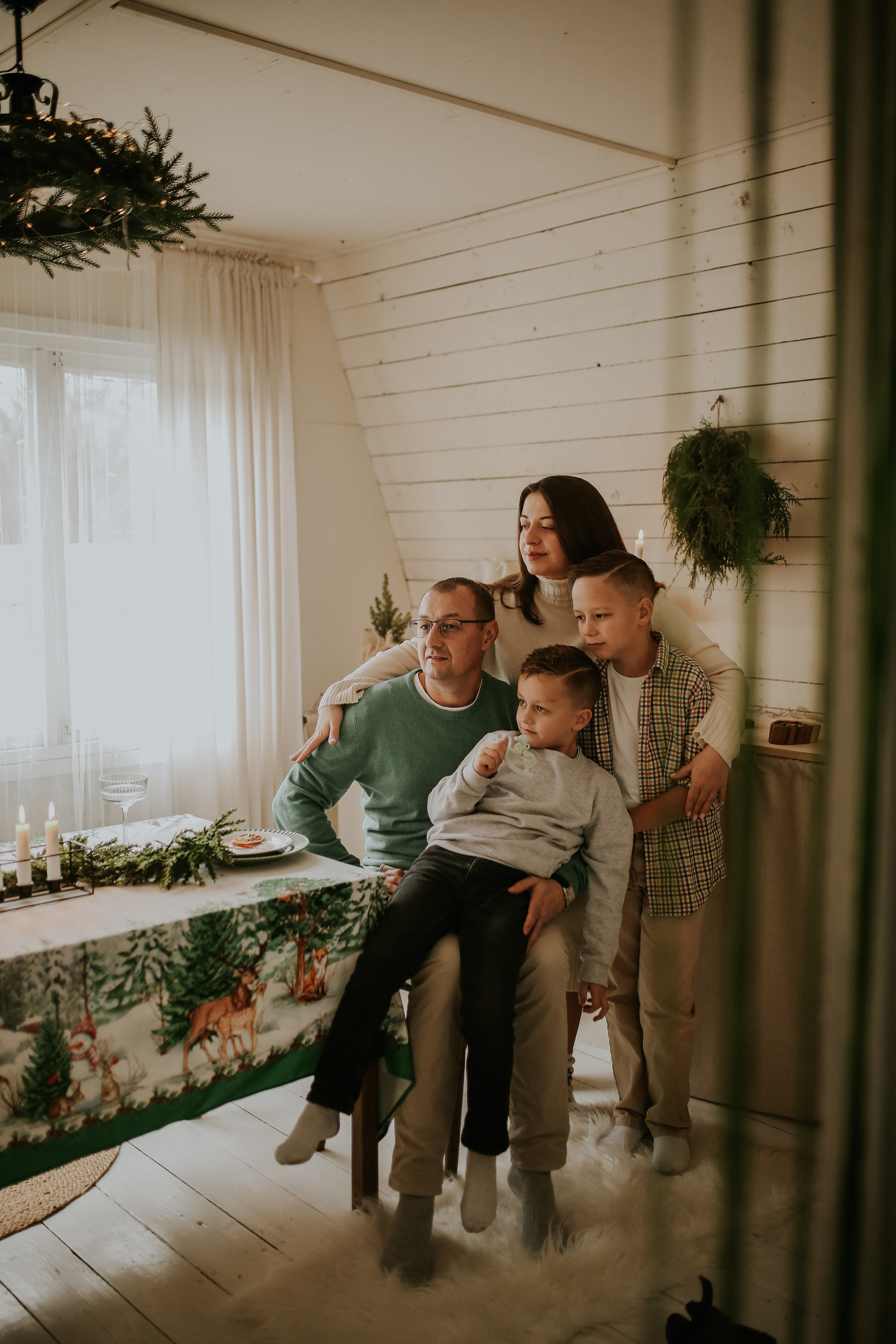 Рождественская открытка. Семейный фотограф в Новороссийске и Анапе Александра Яковлева