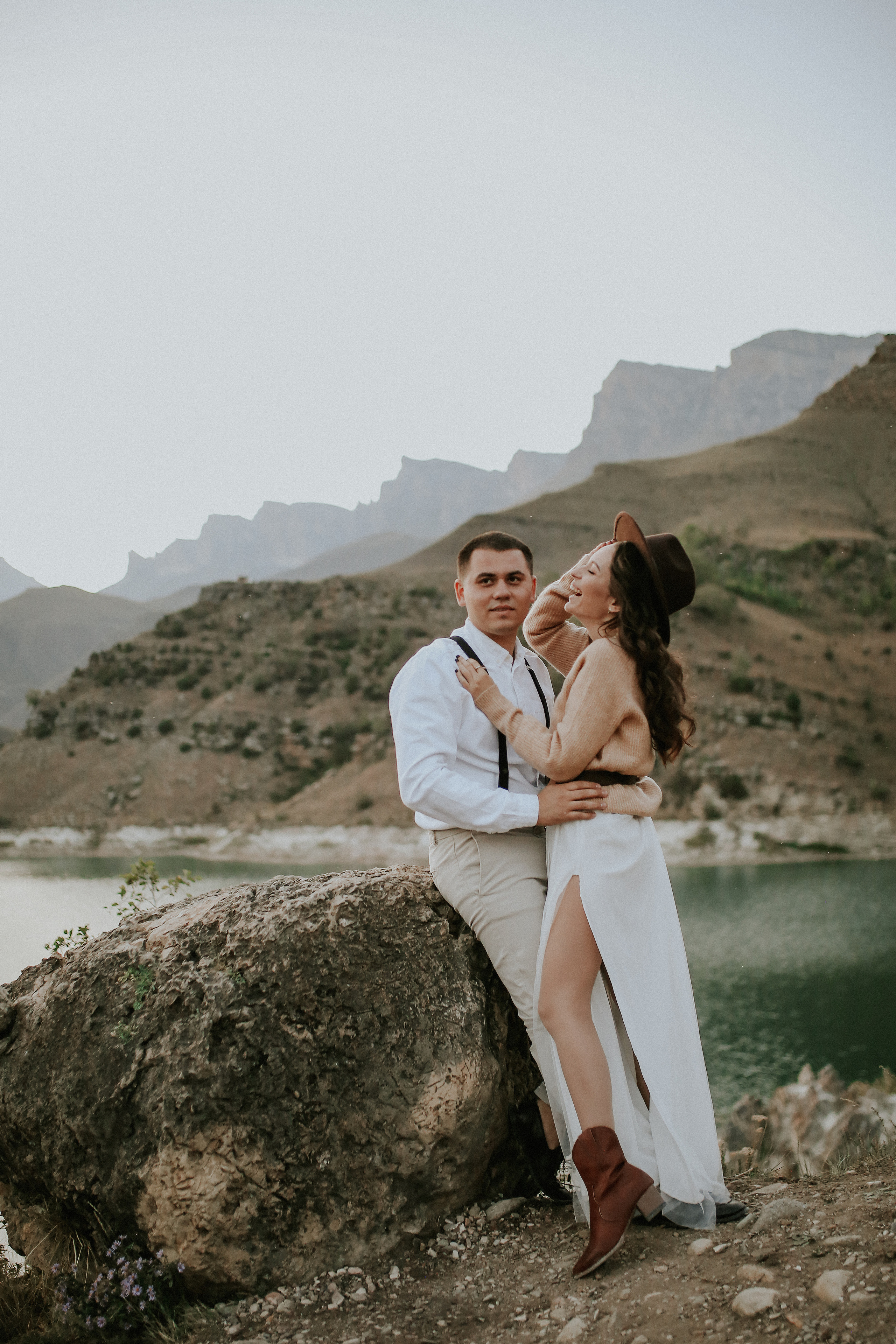 Озеро Гижгит Лера и Леша. Семейный фотограф в Новороссийске и Анапе Александра Яковлева